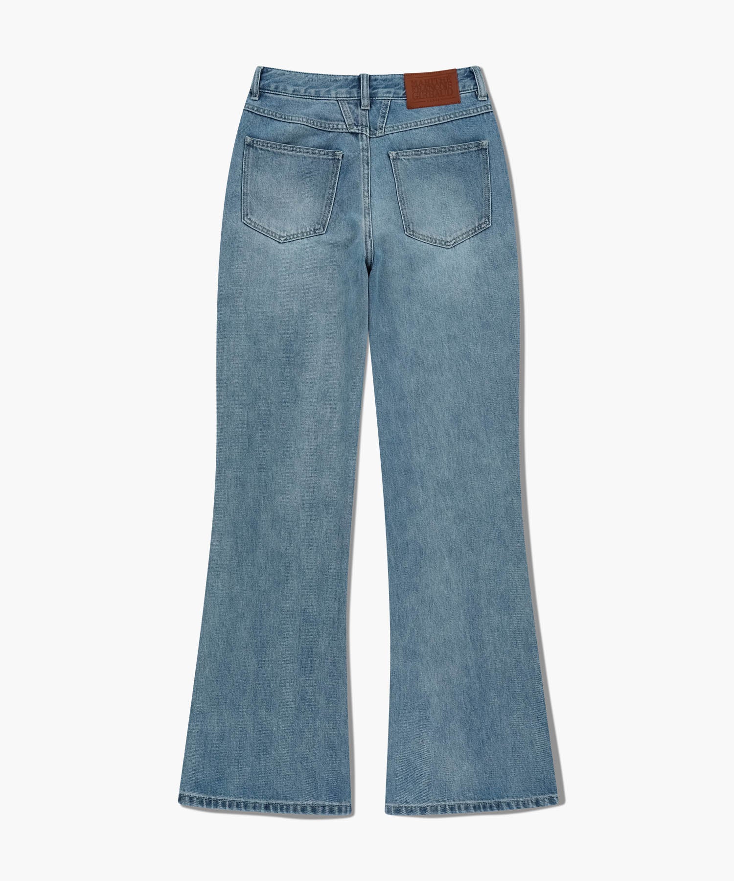 W SLIM BOOT-CUT DENIM PANTS