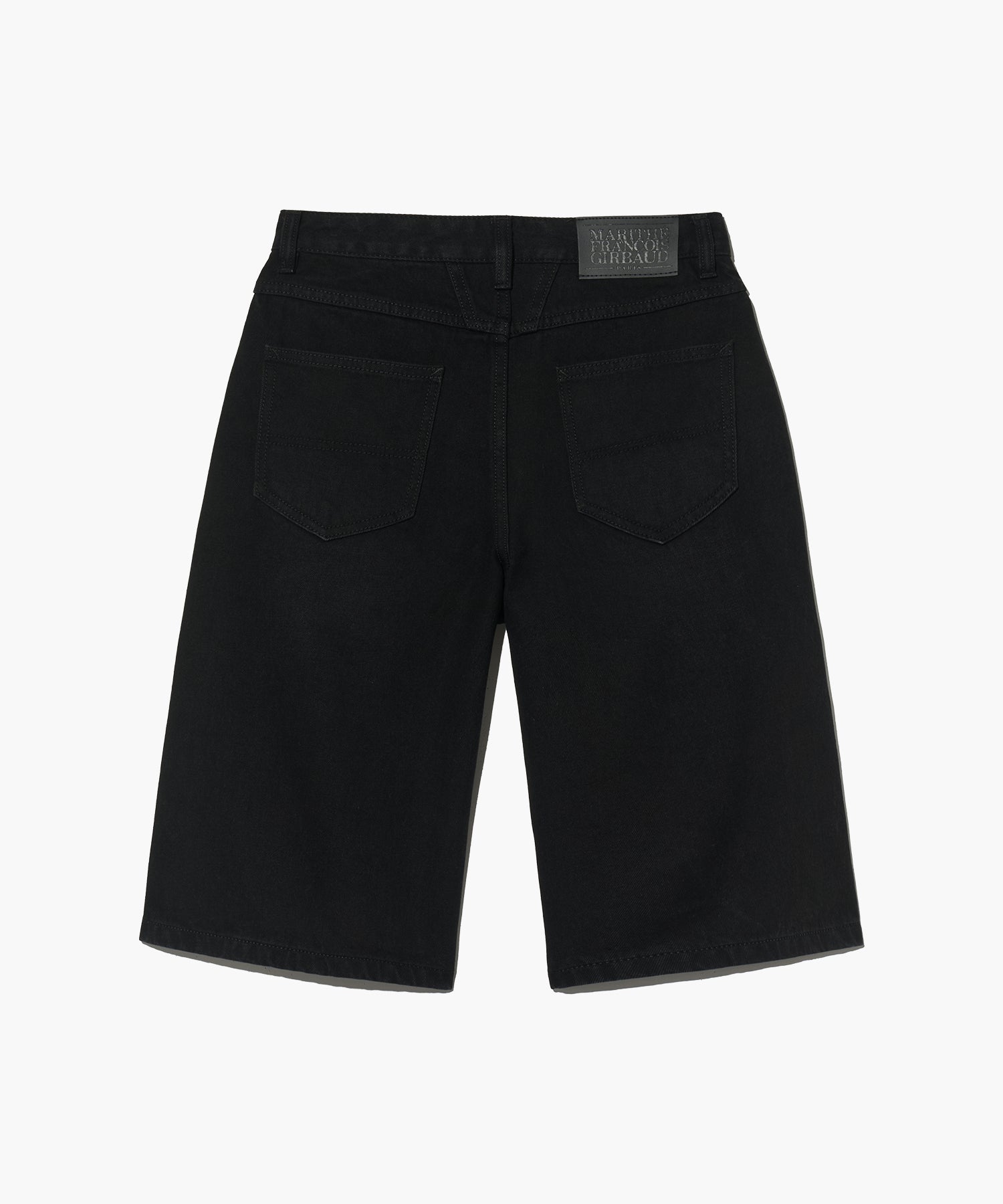 W LONG BERMUDA DENIM PANTS