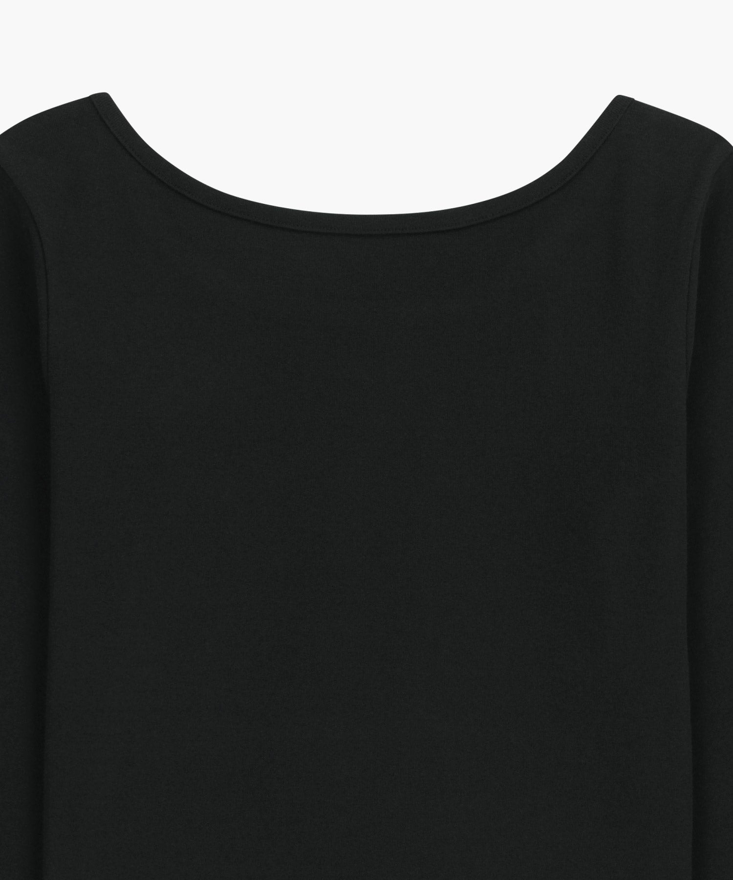 W BASIC SCOOP BACK LONG SLEEVE