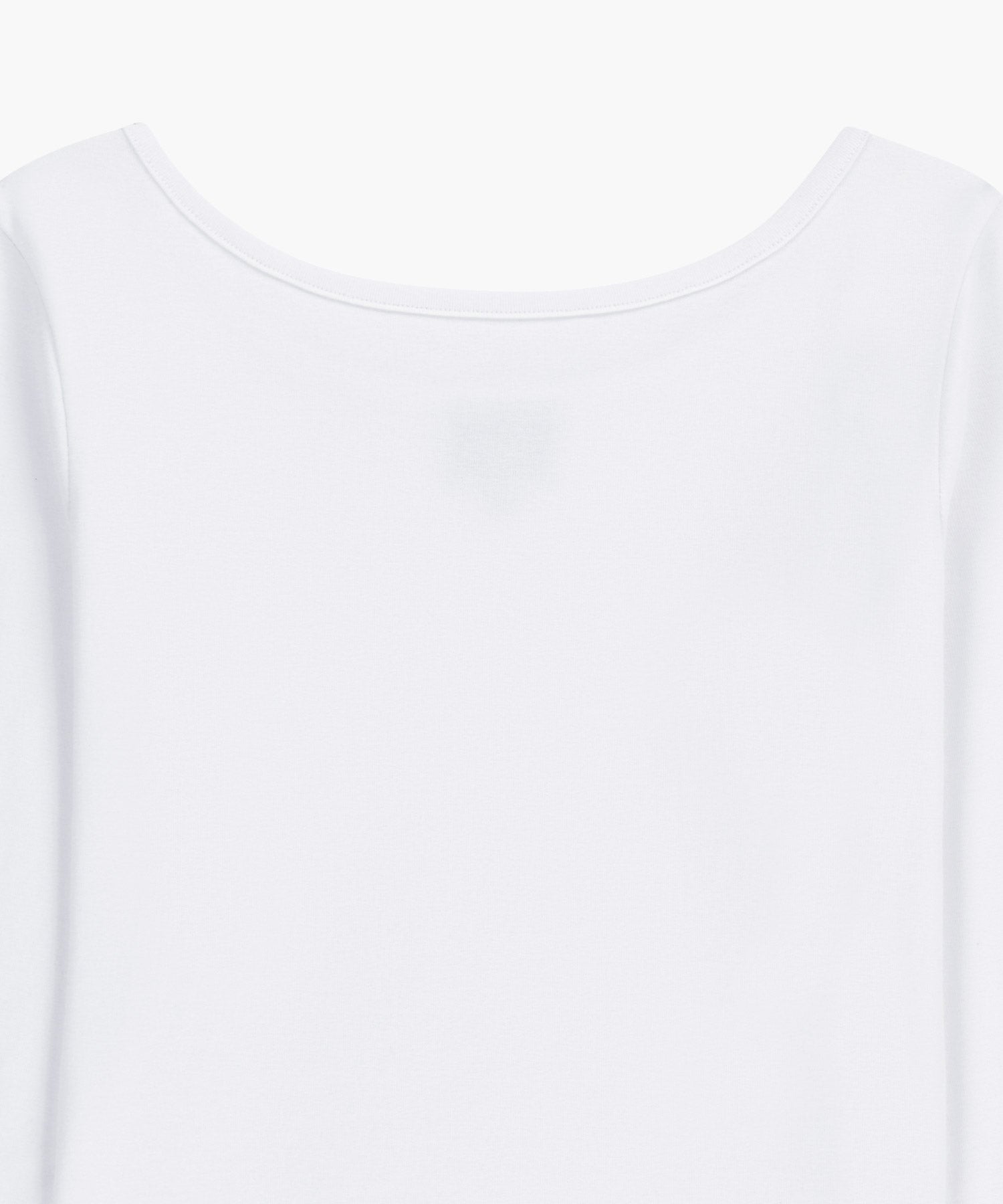 W BASIC SCOOP BACK LONG SLEEVE