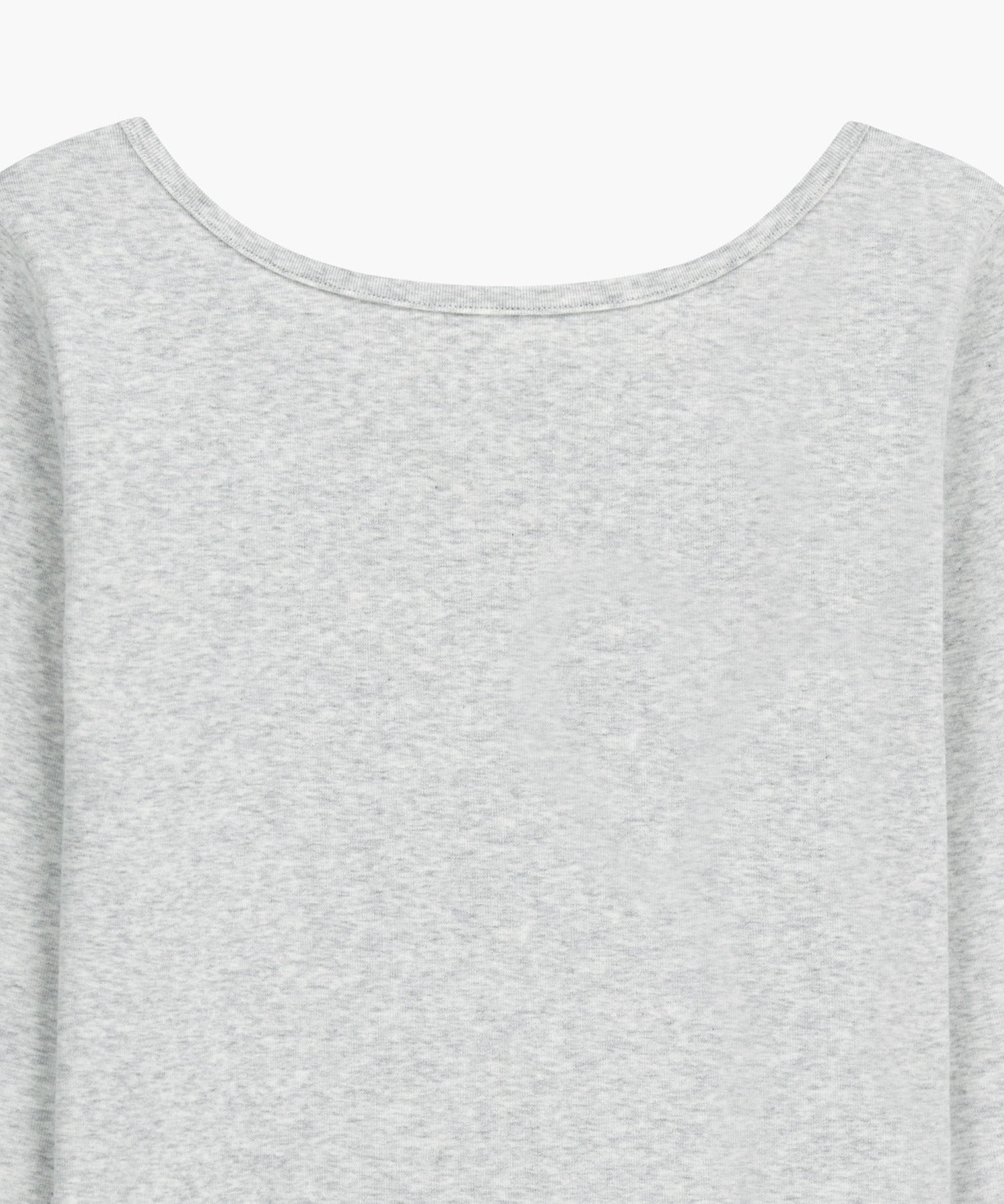 W BASIC SCOOP BACK LONG SLEEVE