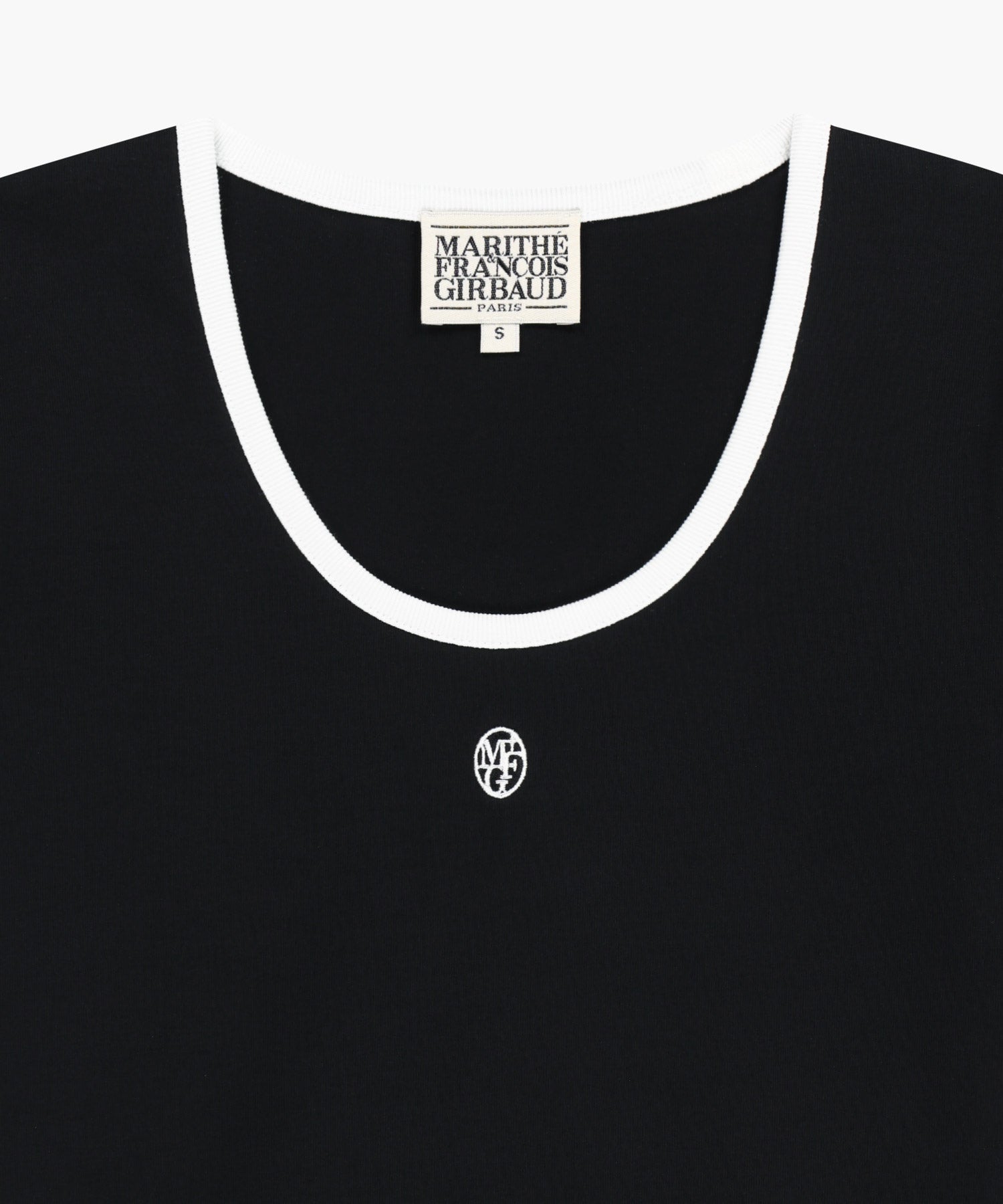 W DEEP NECK RINGER TEE