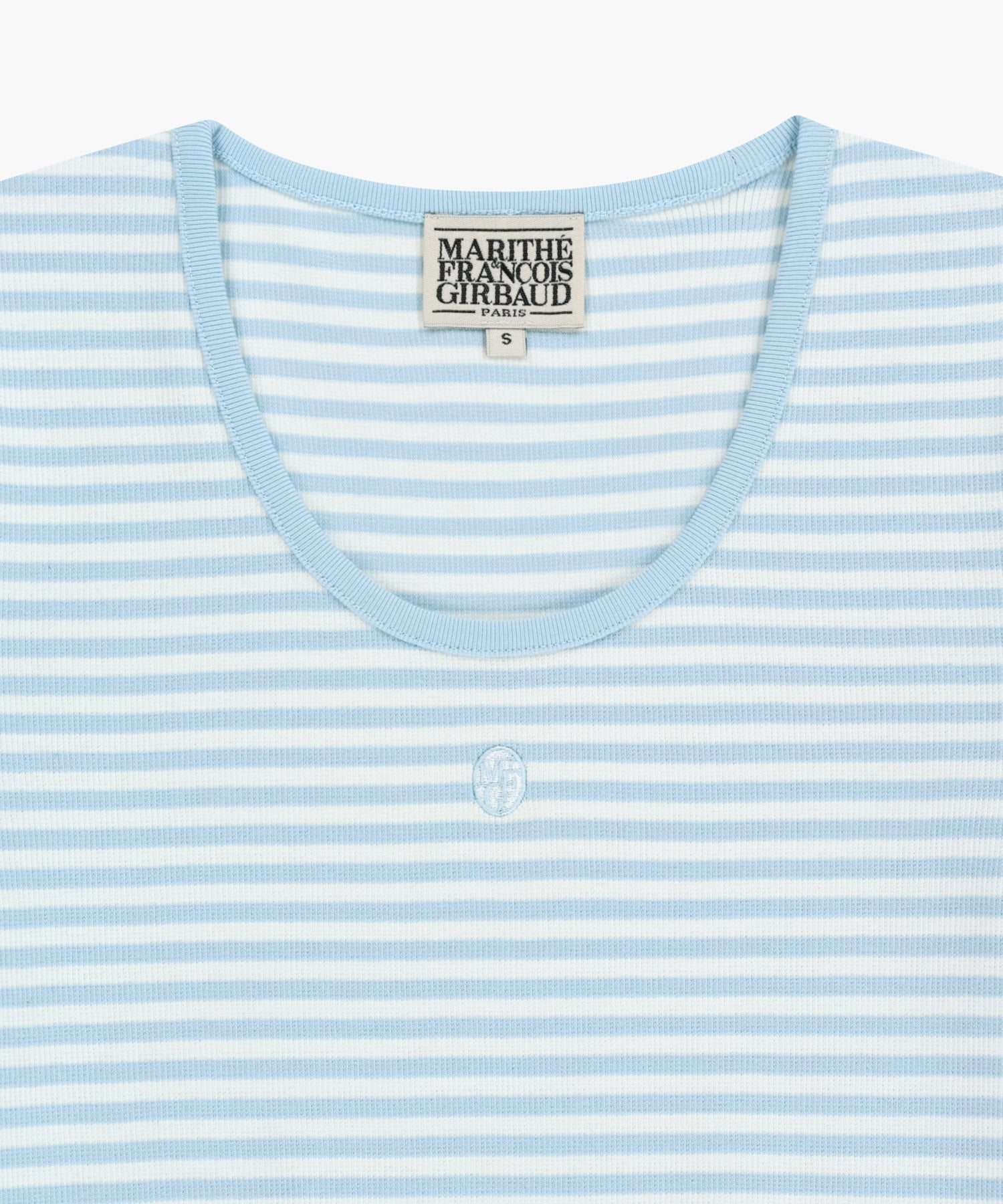 W DEEP NECK RINGER TEE