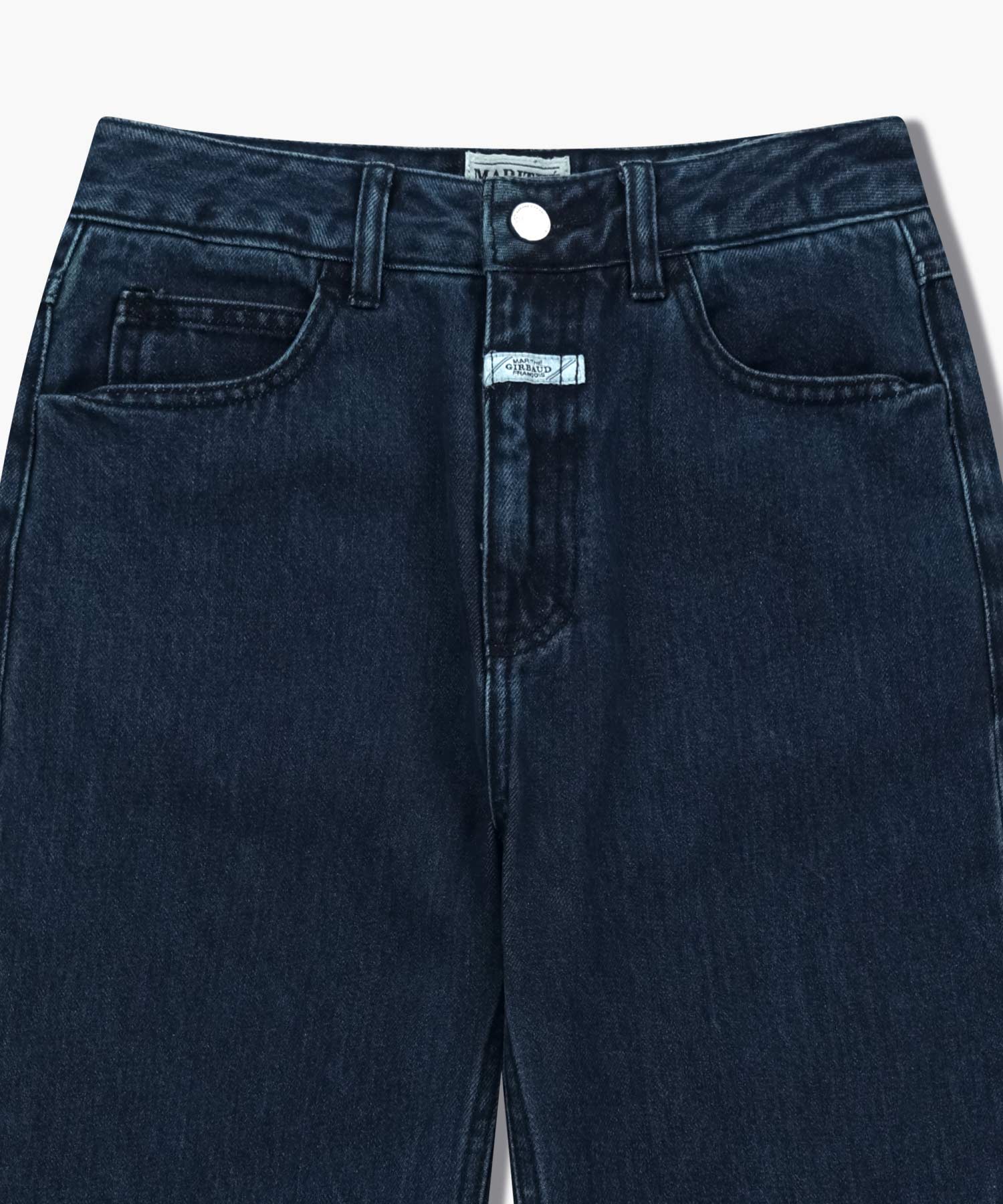 W SLIM BOOT-CUT DENIM PANTS