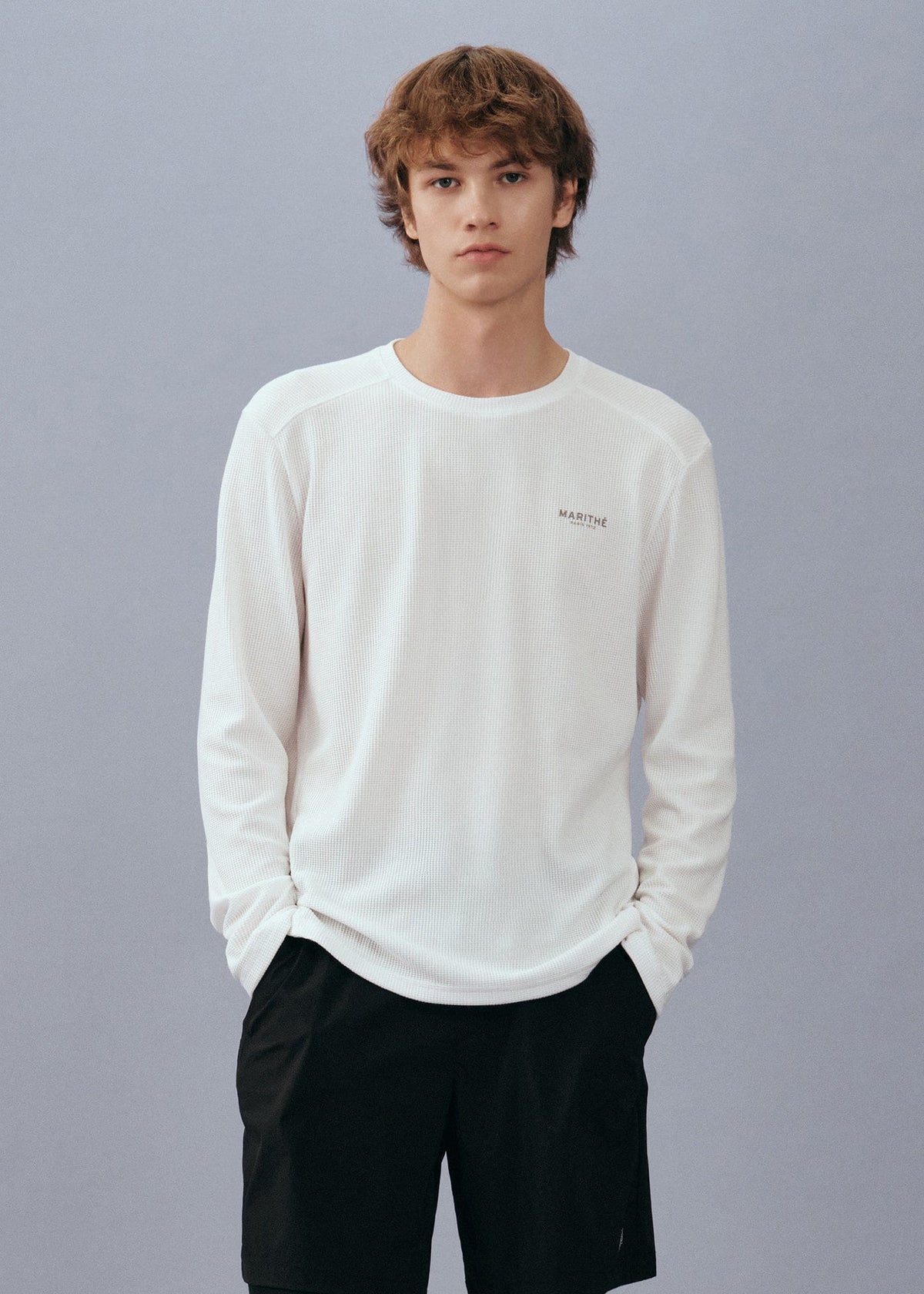 MARITHE SPORT M STRETCH CREWNECK LONG SLEEVE