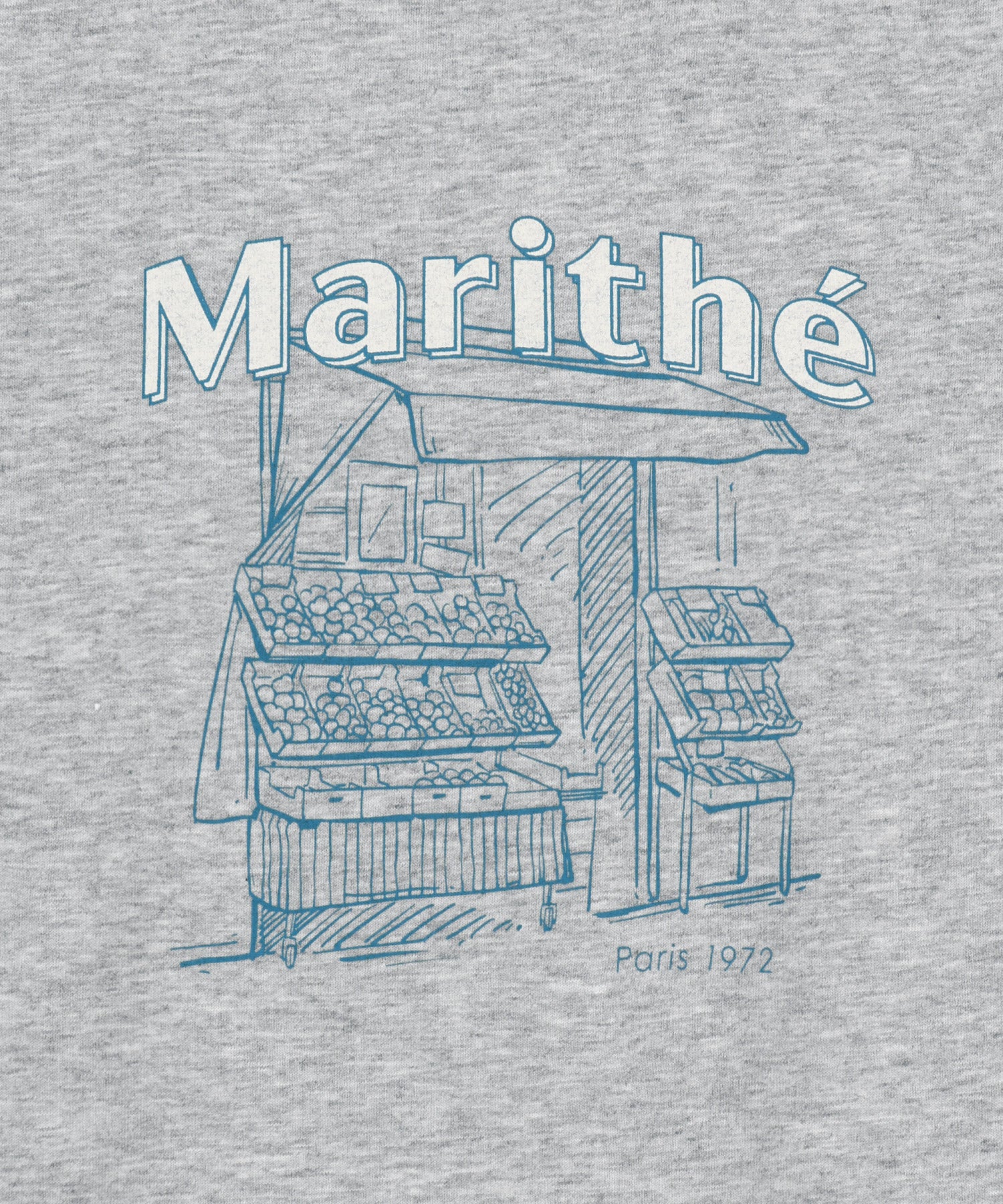 [REGEN] W FRENCH FRUIT SHOP GRAPHIC TEE