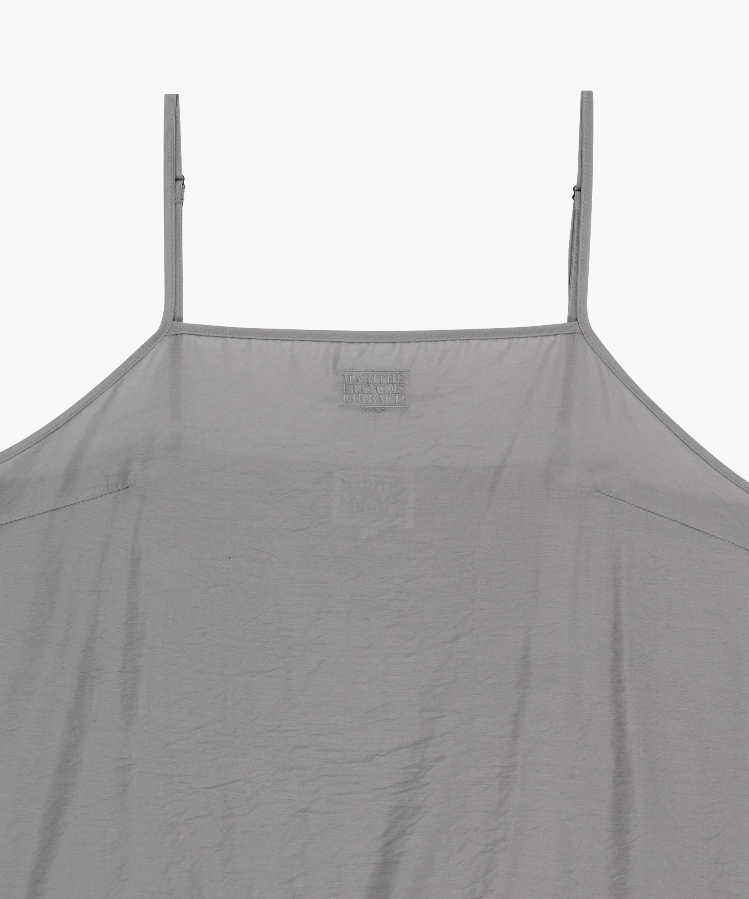 W SHIRRING SLEEVELESS DRESS