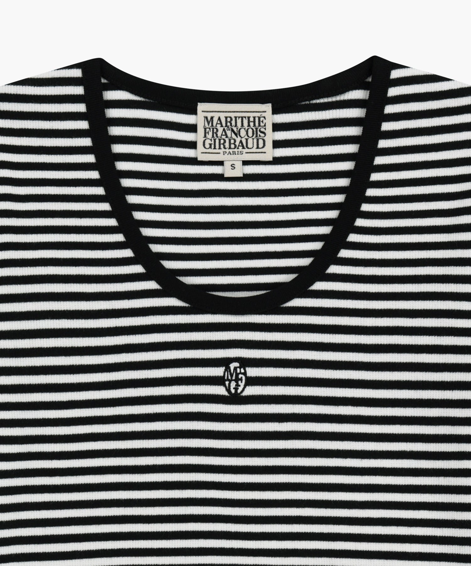 W DEEP NECK RINGER TEE
