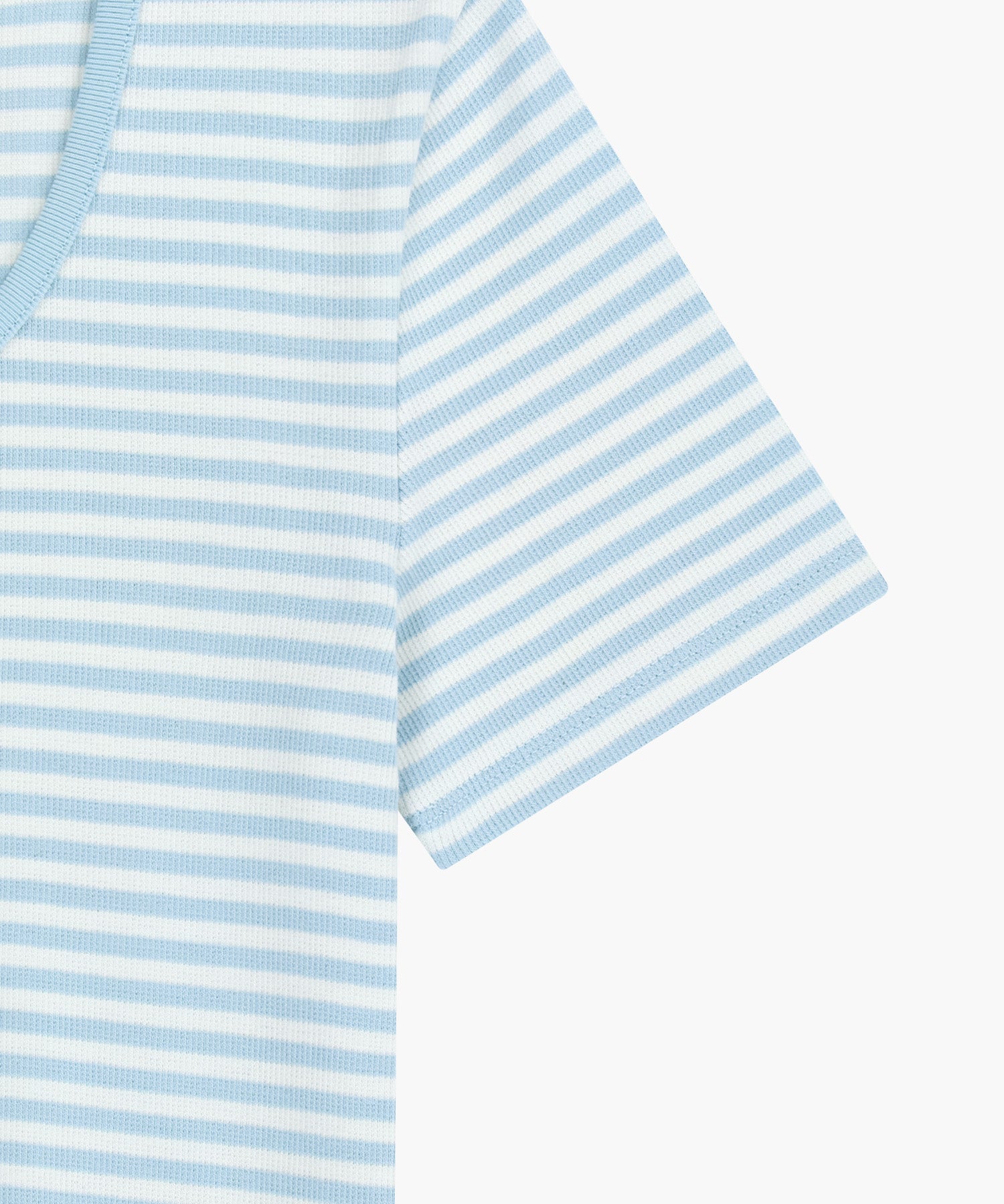 W DEEP NECK RINGER TEE