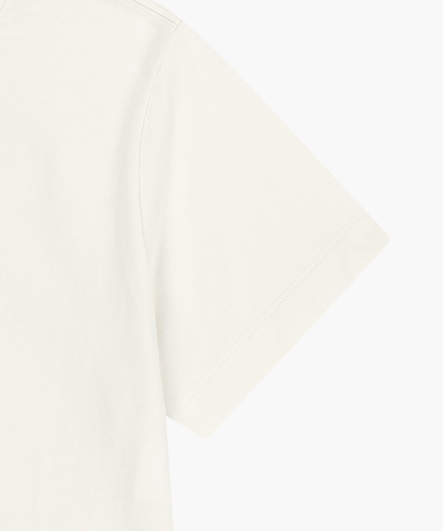 W SILVER LETTERING CROP TEE