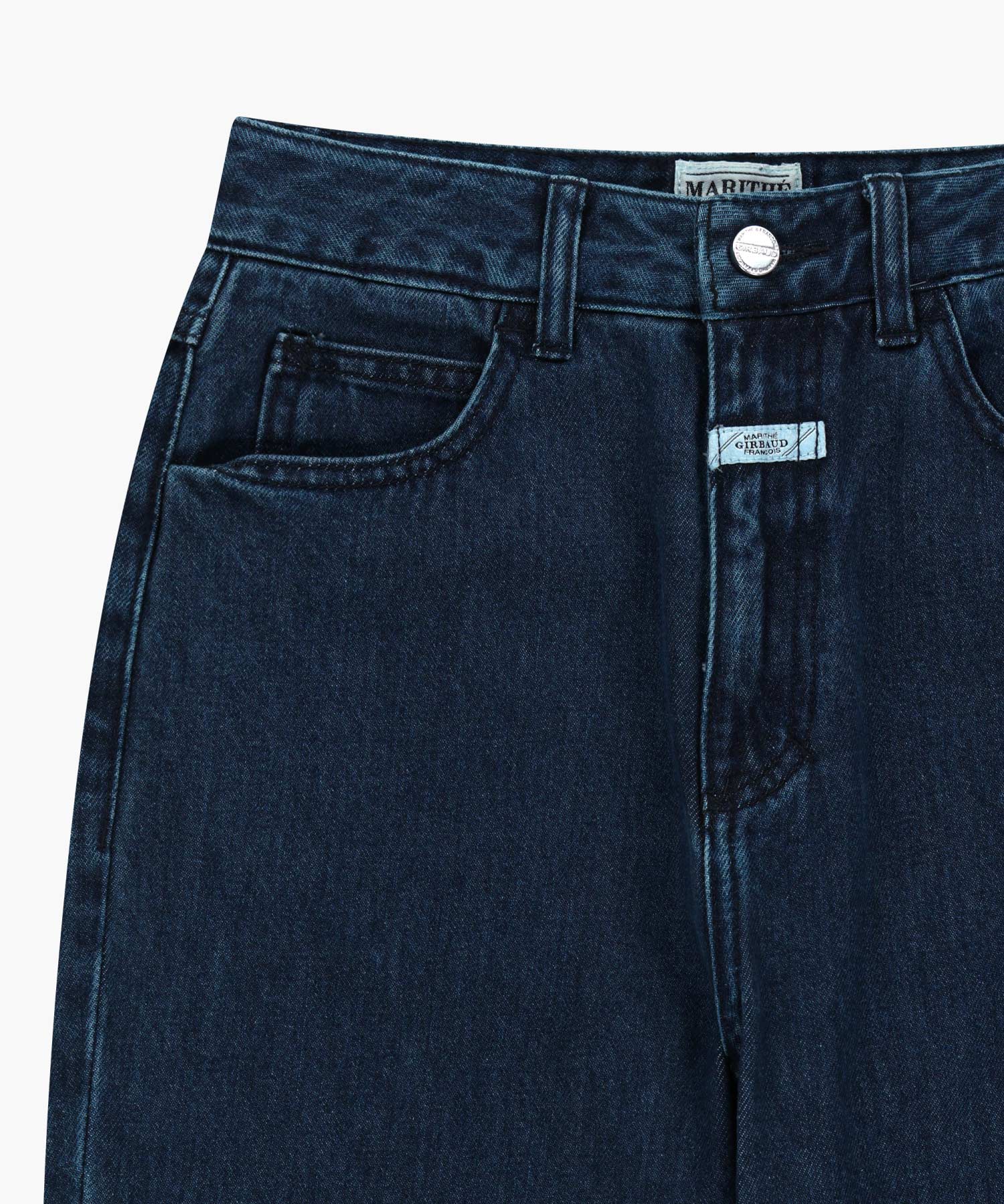 W SLIM BOOT-CUT DENIM PANTS