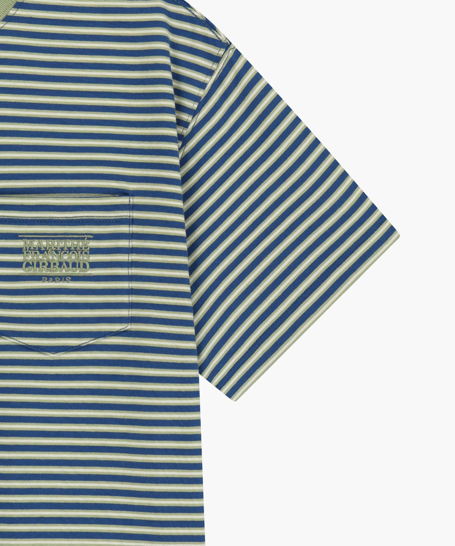 SMALL CLASSIC LOGO STRIPE RINGER TEE