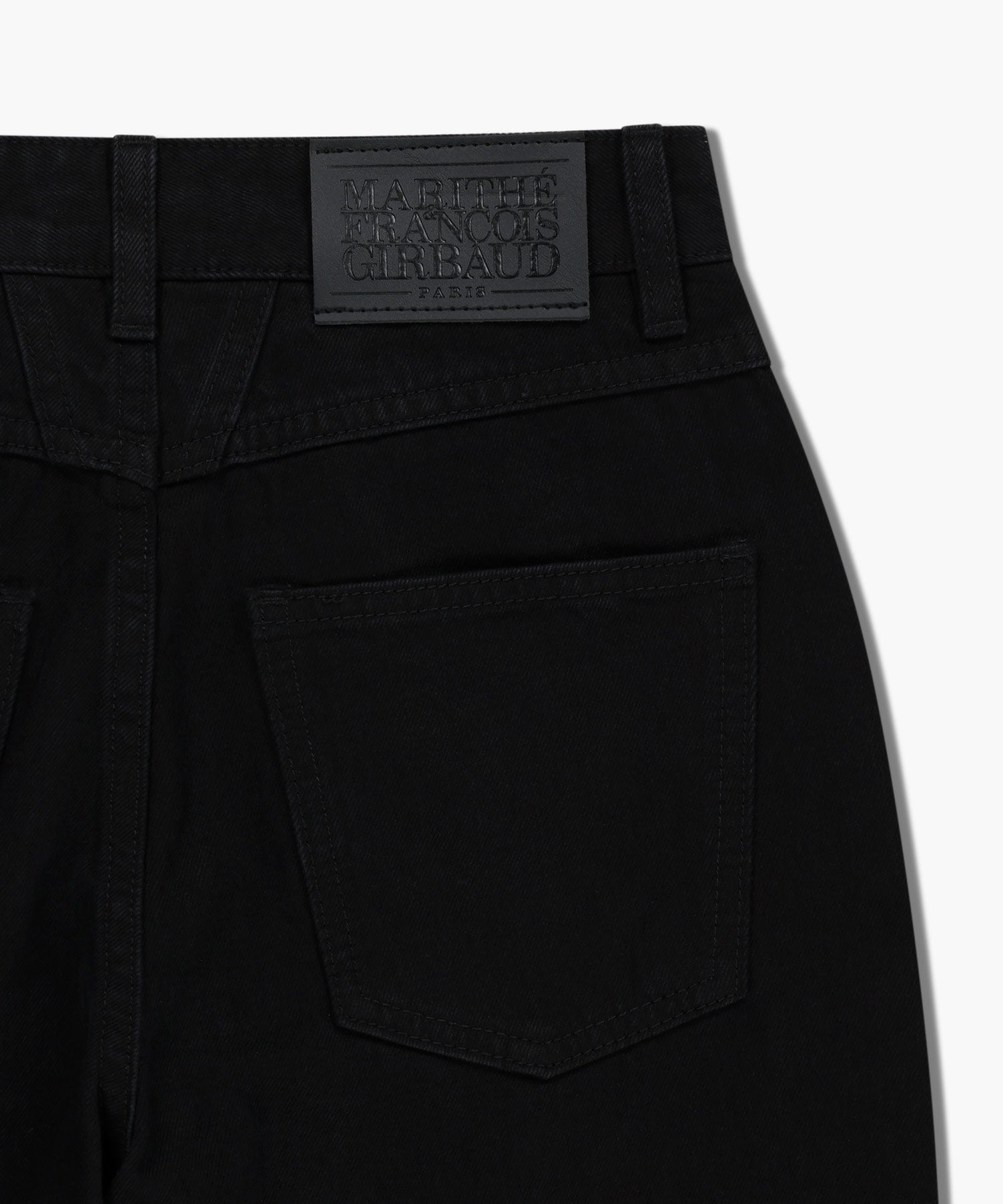 W HIGH STRAIGHT DENIM PANTS