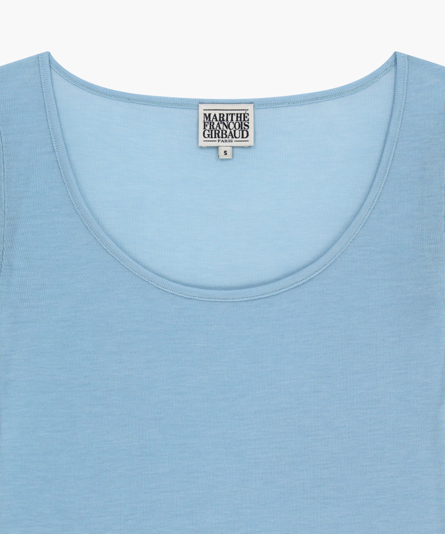 W SMALL CLASSIC LOGO SLEEVELESS LAYERED TEE