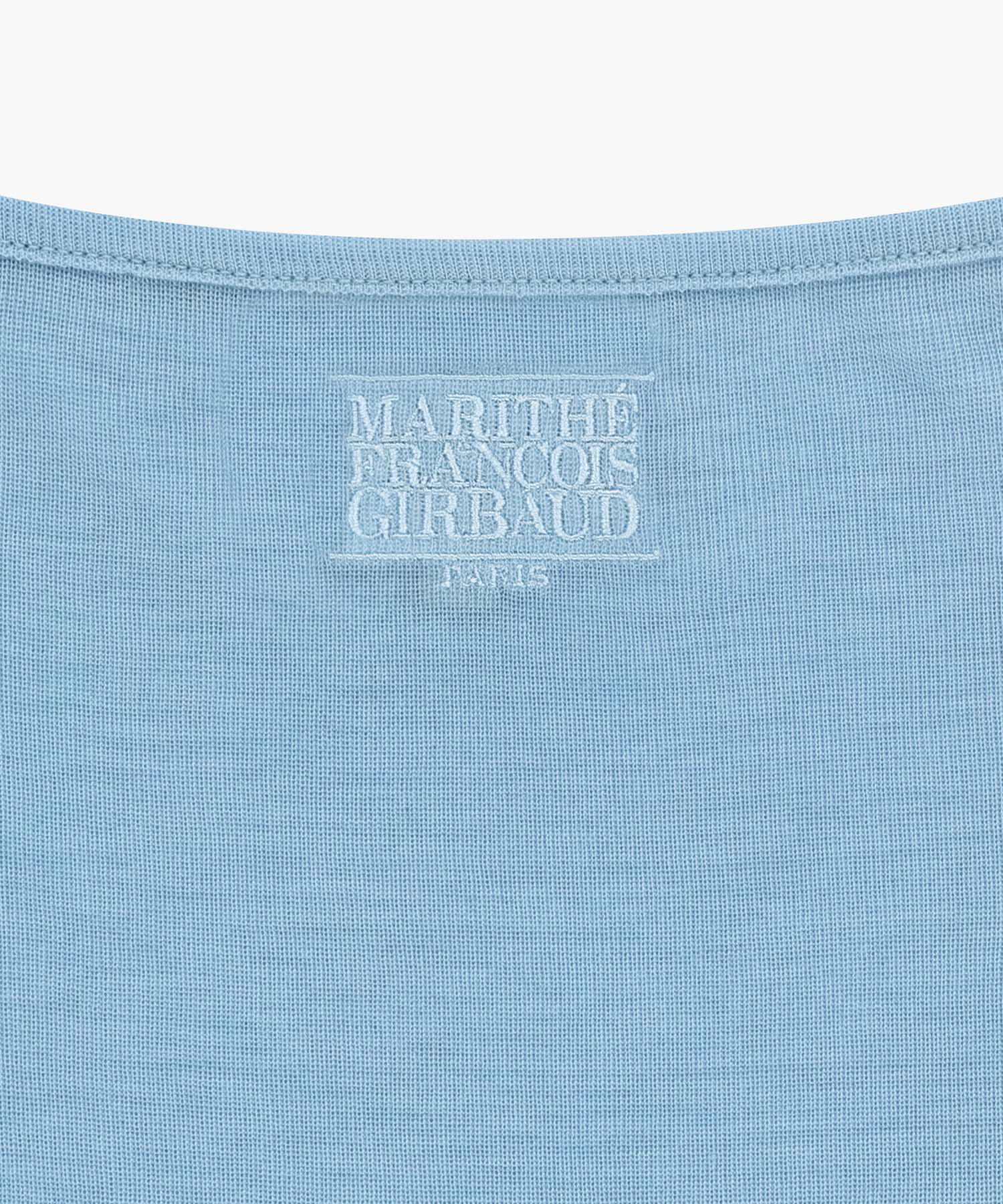 W SMALL CLASSIC LOGO SLEEVELESS LAYERED TEE