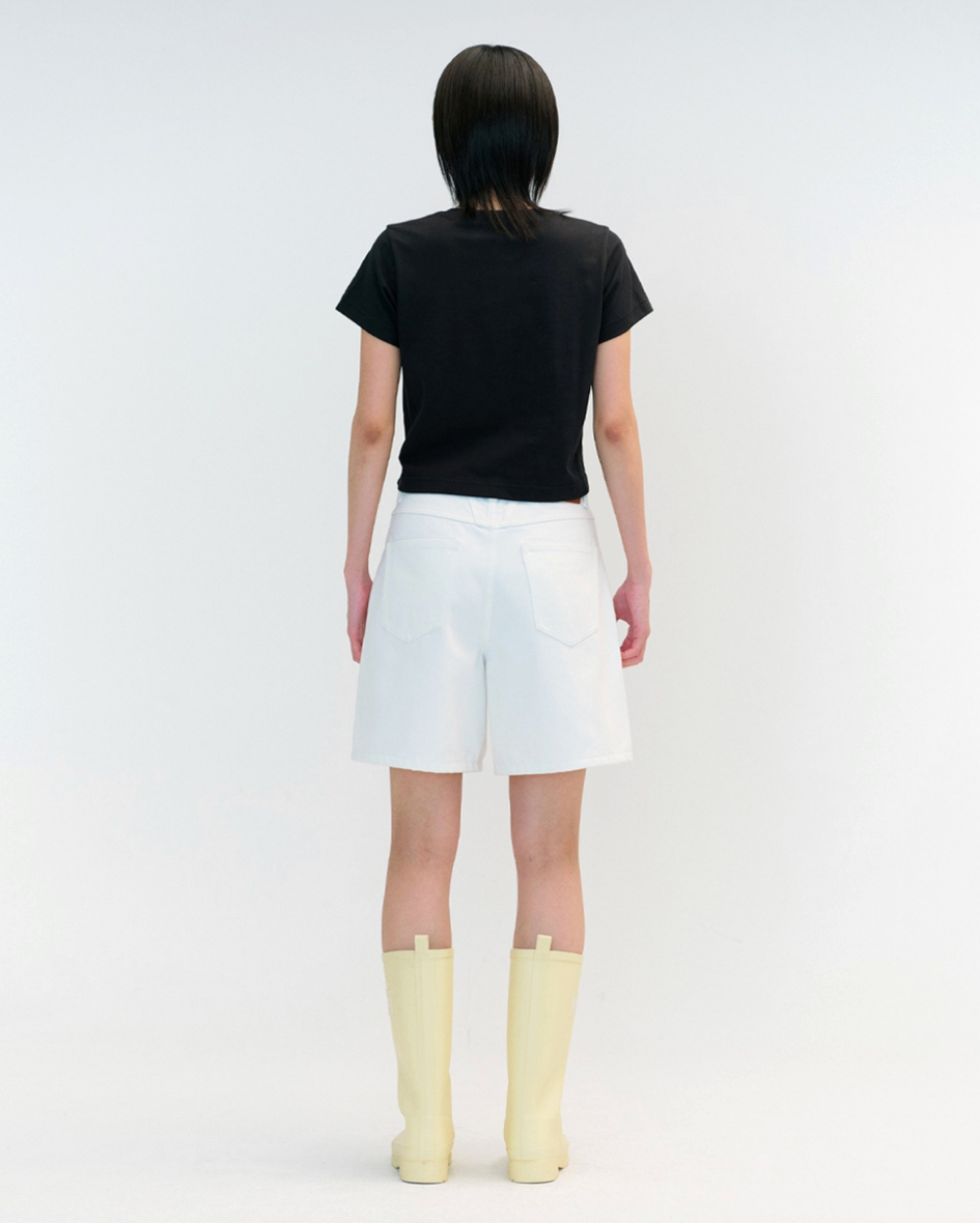 W CLASSIC LOGO CROP TEE