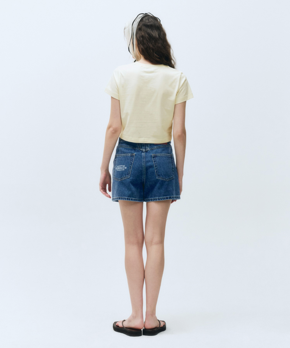 W CLASSIC LOGO CROP TEE