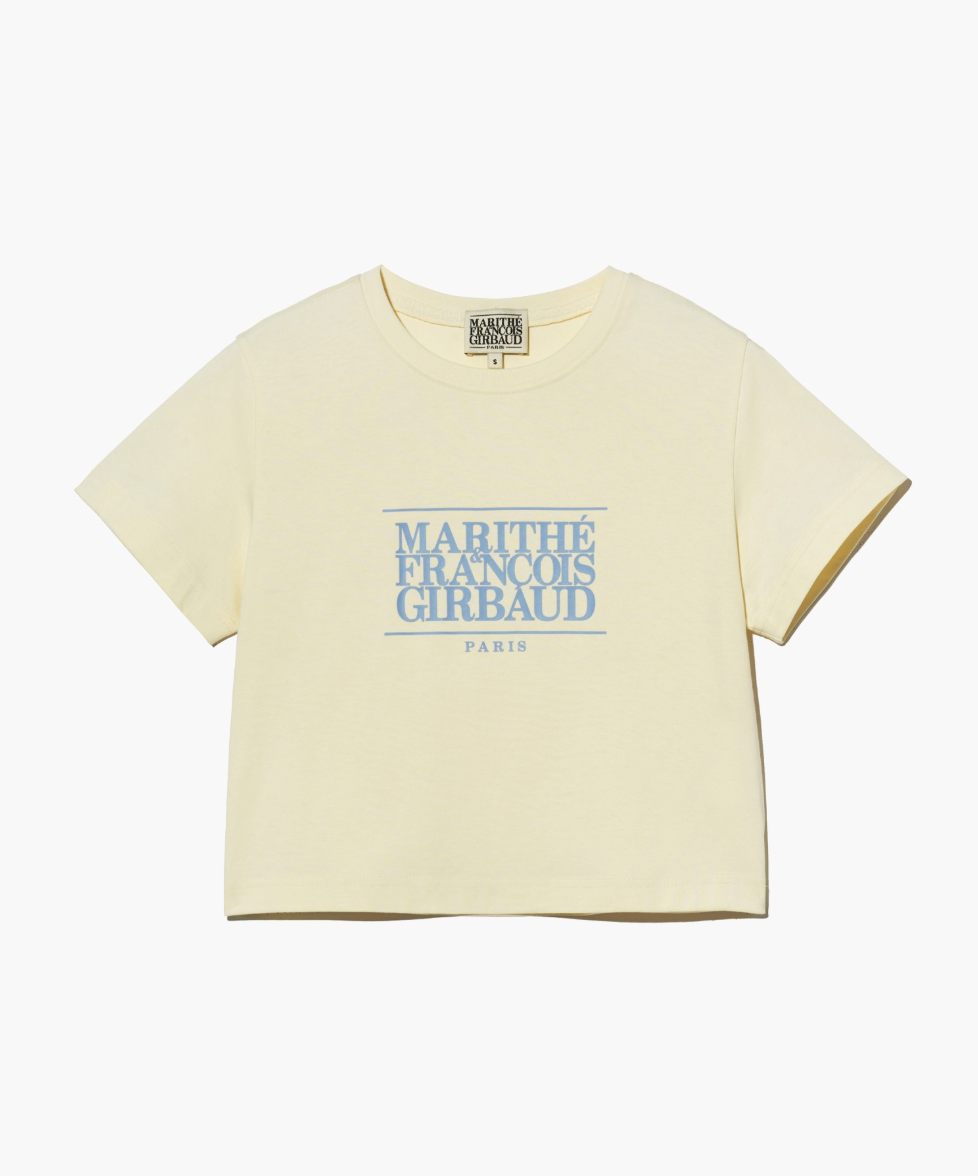W CLASSIC LOGO CROP TEE