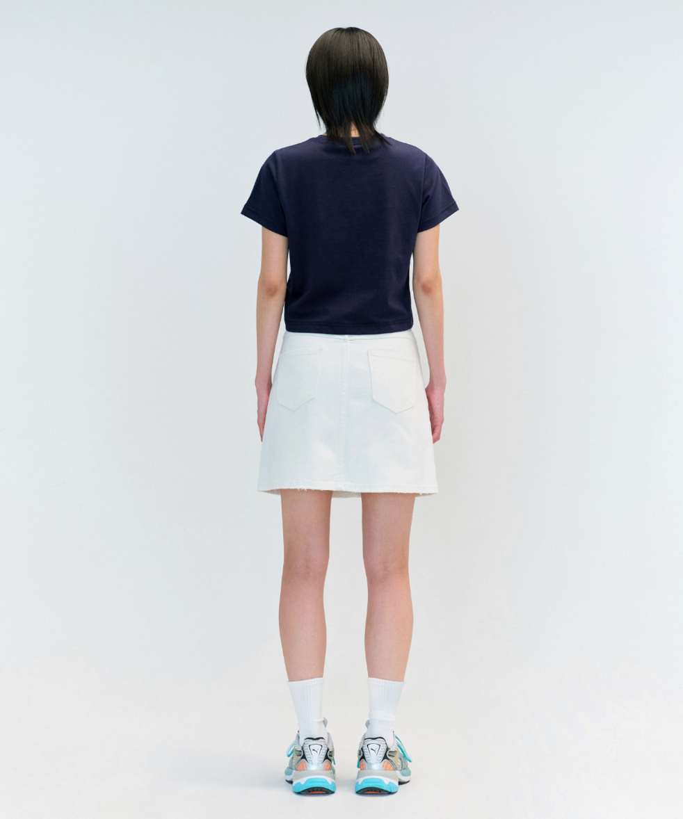W CLASSIC LOGO CROP TEE
