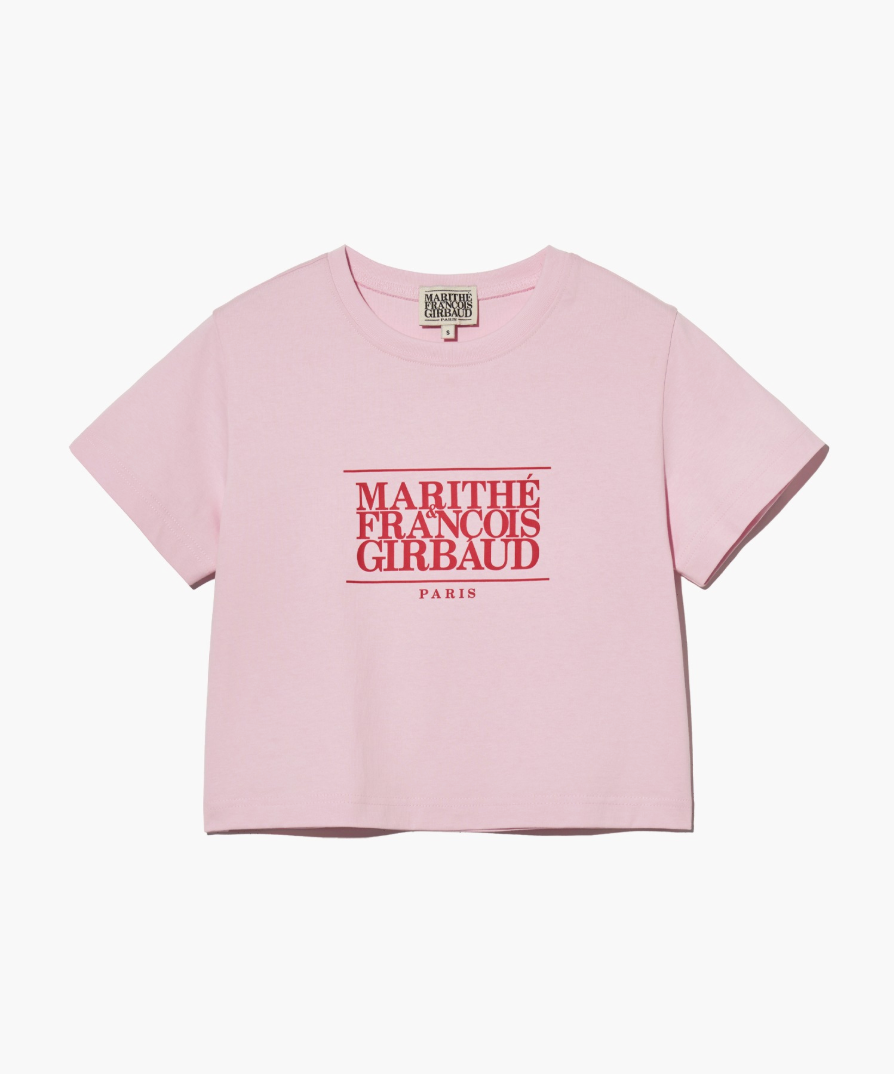 W CLASSIC LOGO CROP TEE