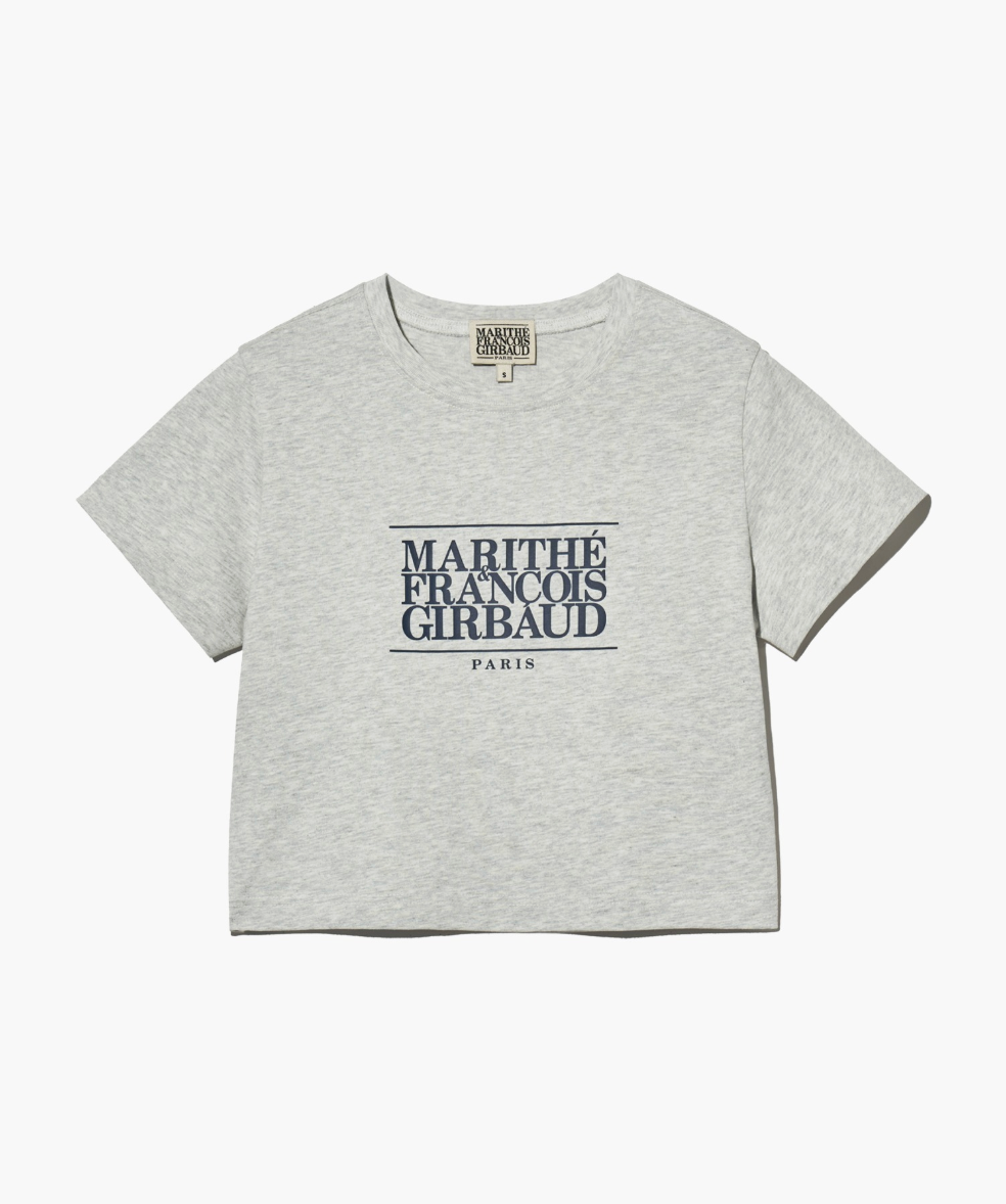 W CLASSIC LOGO CROP TEE