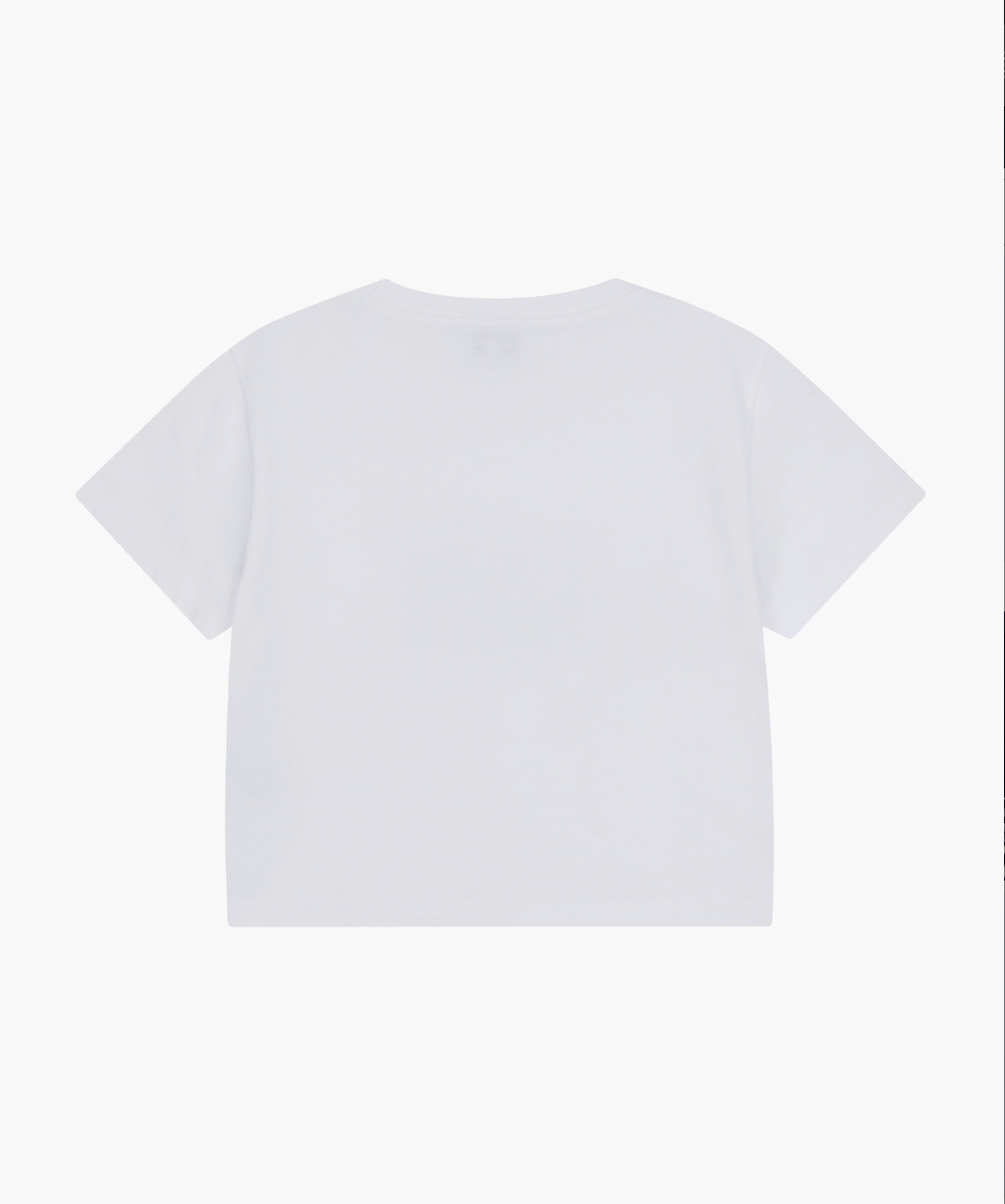 W CLASSIC LOGO CROP TEE