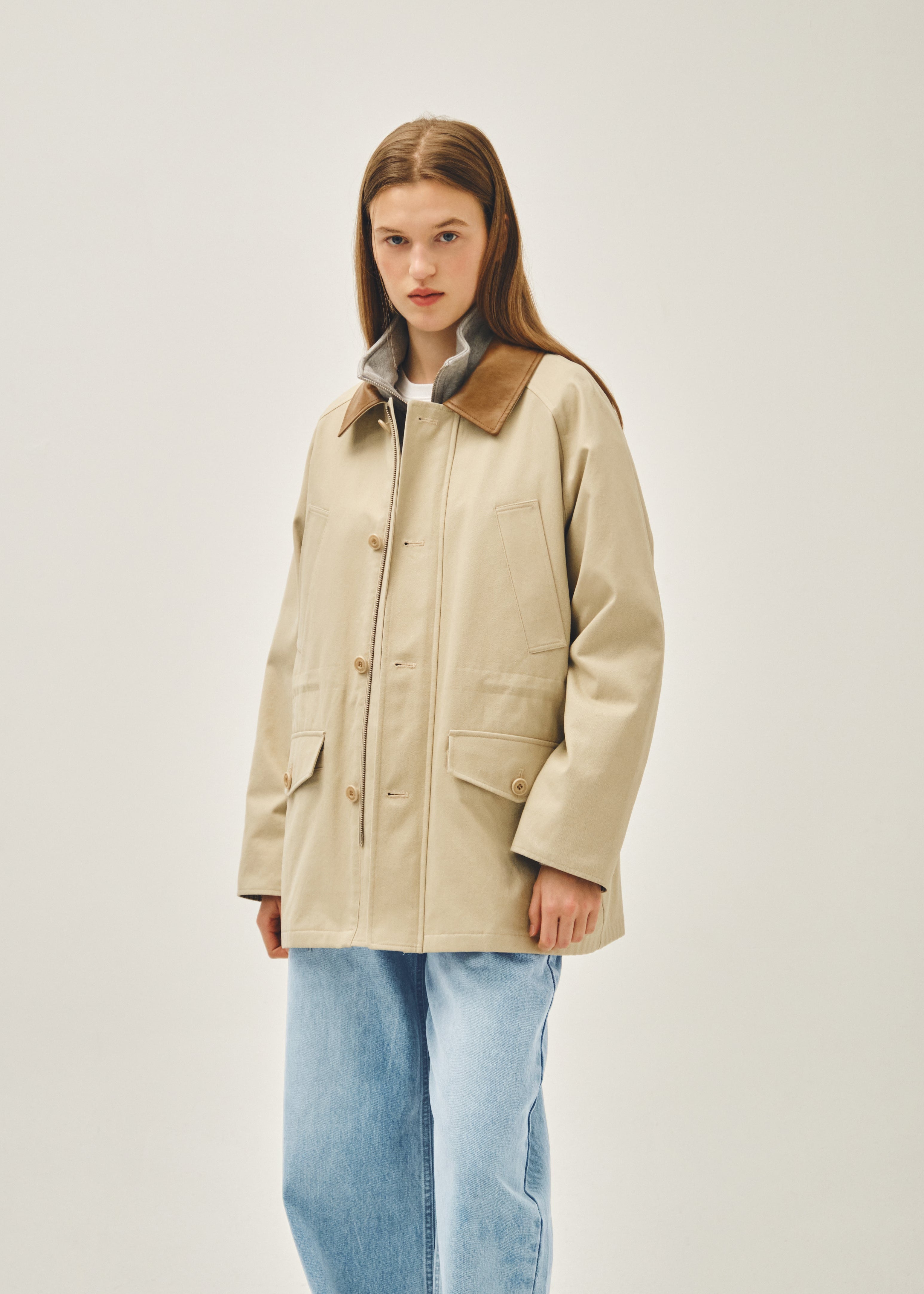 COTTON WASHED HUNTING JACKET