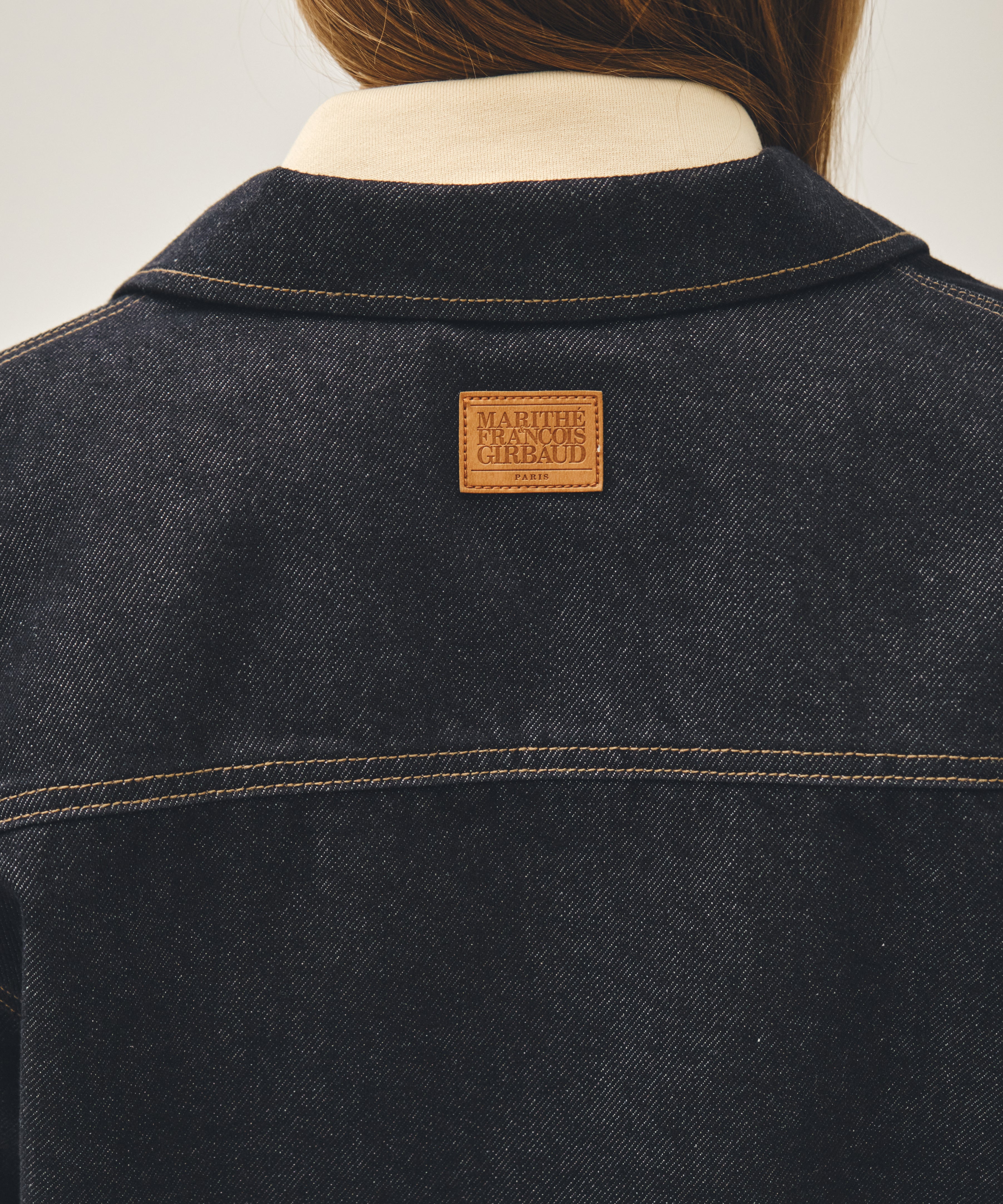 W CROP DENIM BLOUSON JACKET