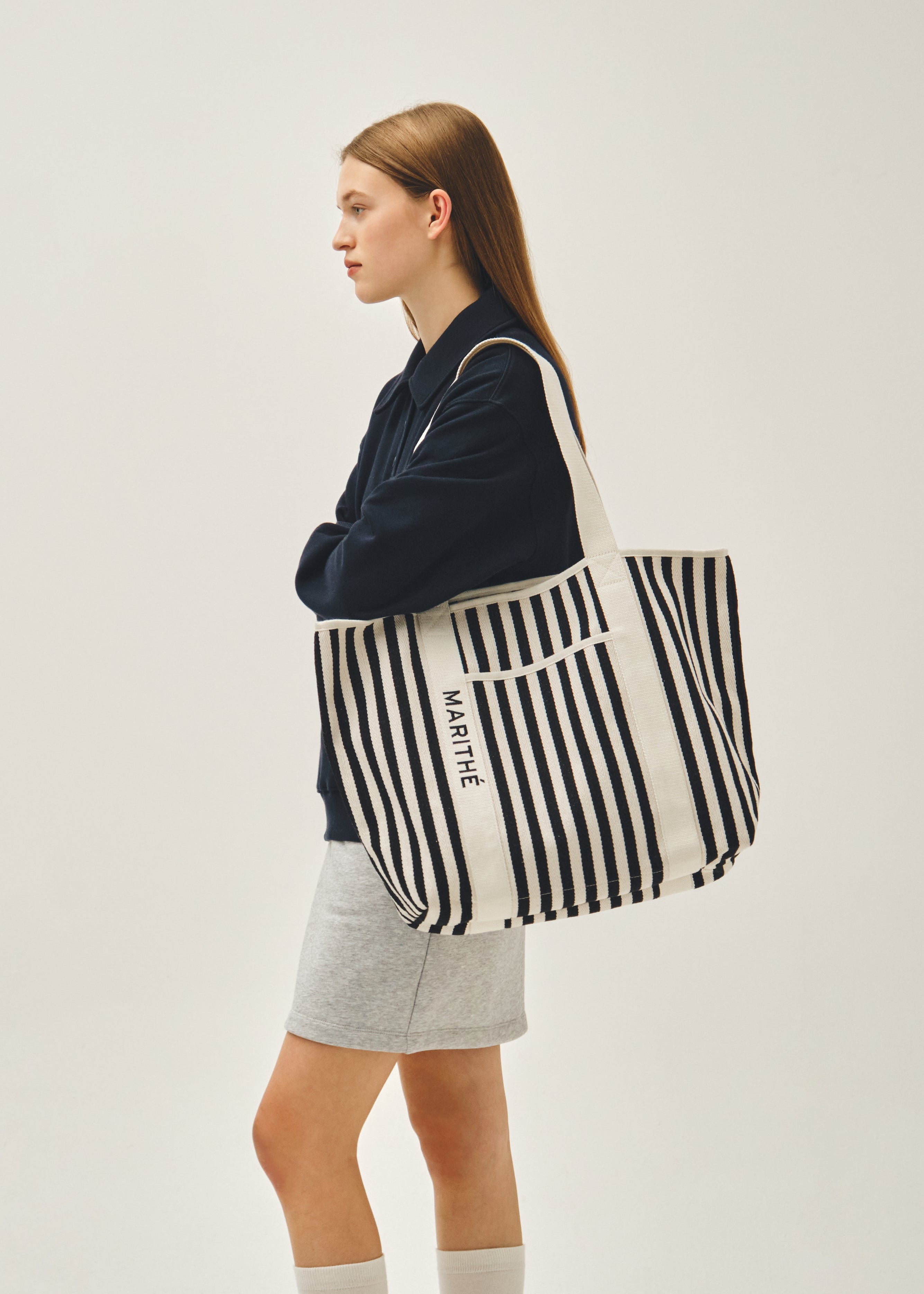 REGULAR LOGO BIG COTTON BAG