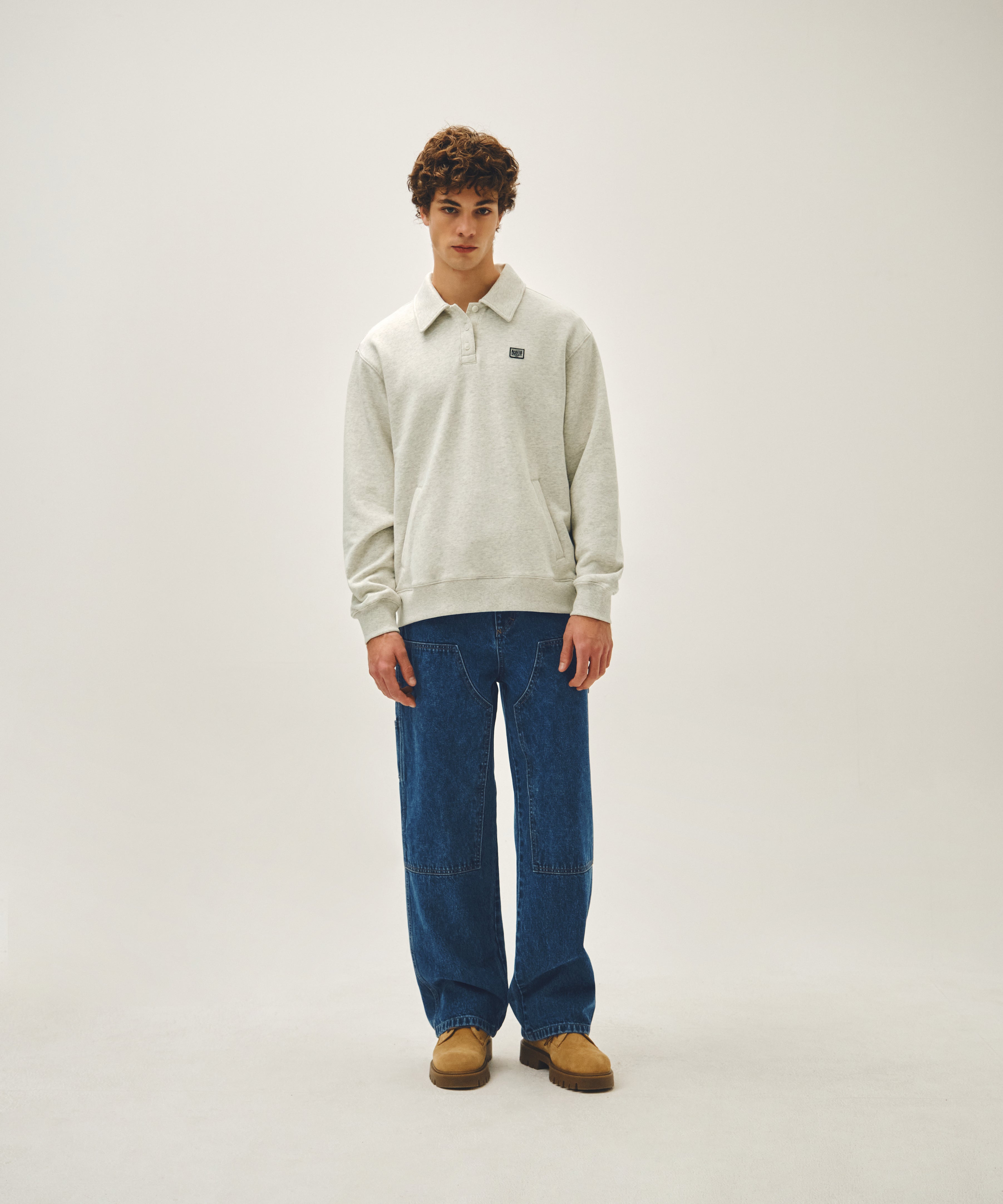 M DOUBLE KNEE DENIM PANTS