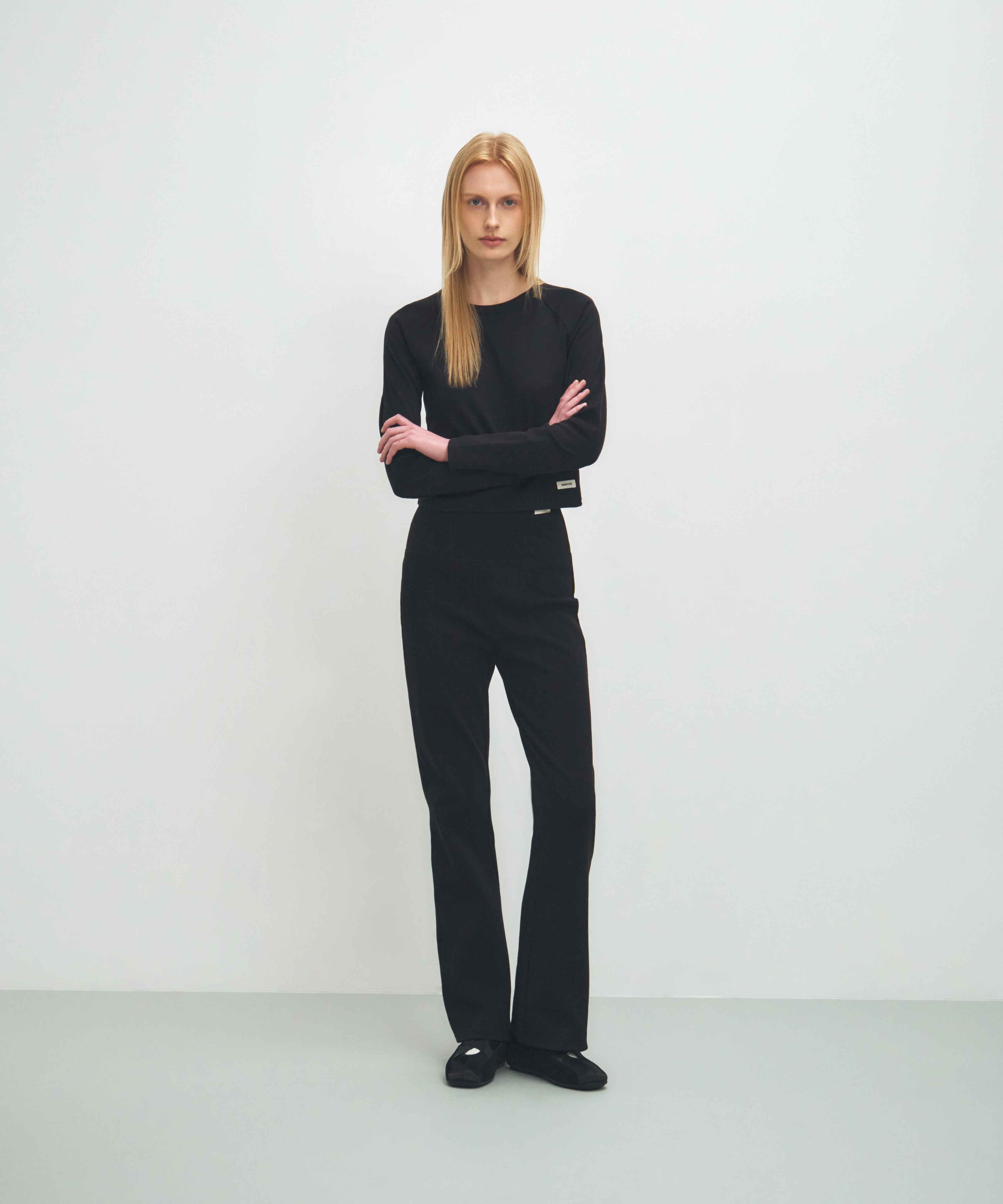 W BASIC CROP LONG SLEEVE