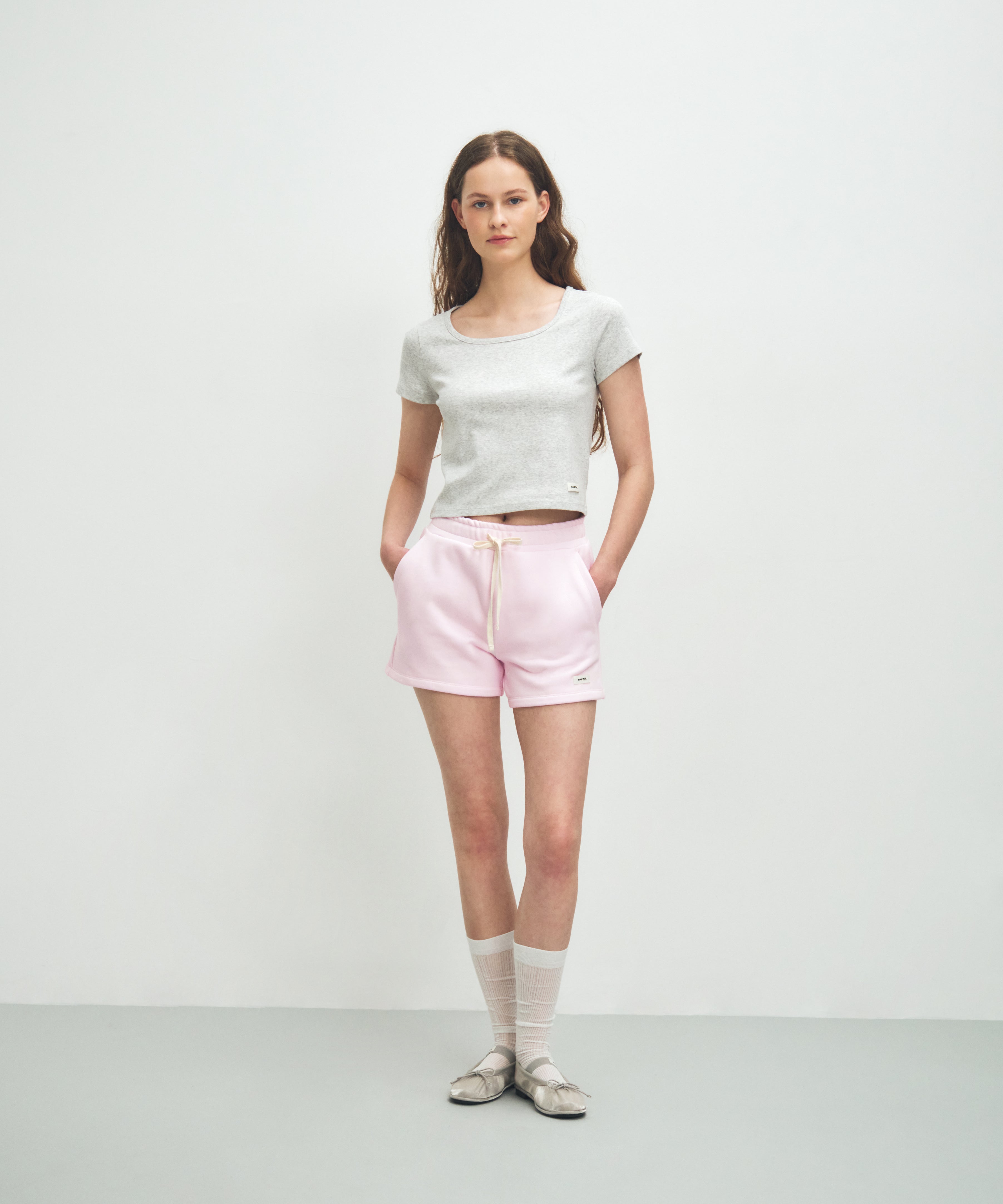 W BASIC CROP TEE
