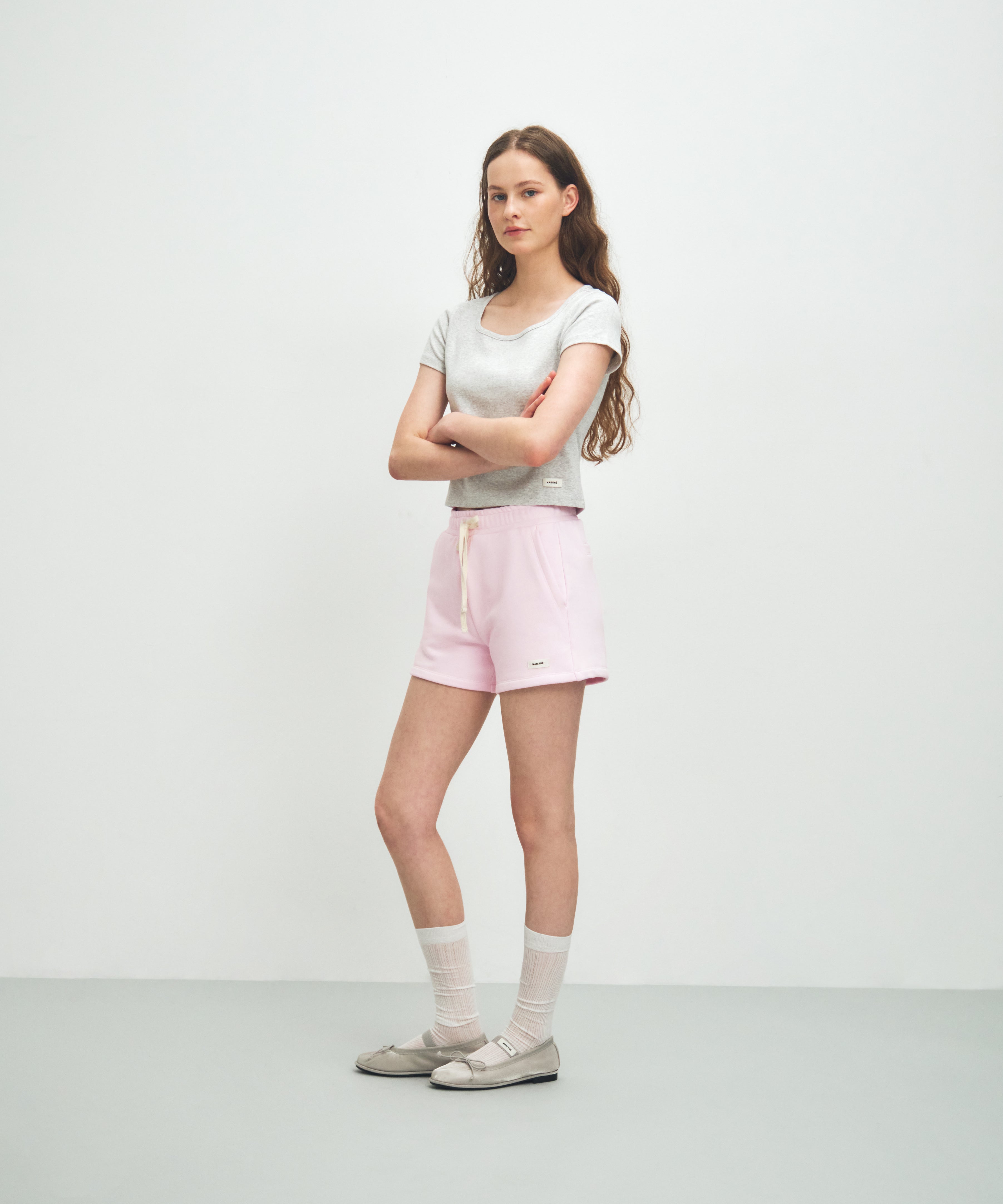 W BASIC SWEAT SHORTS