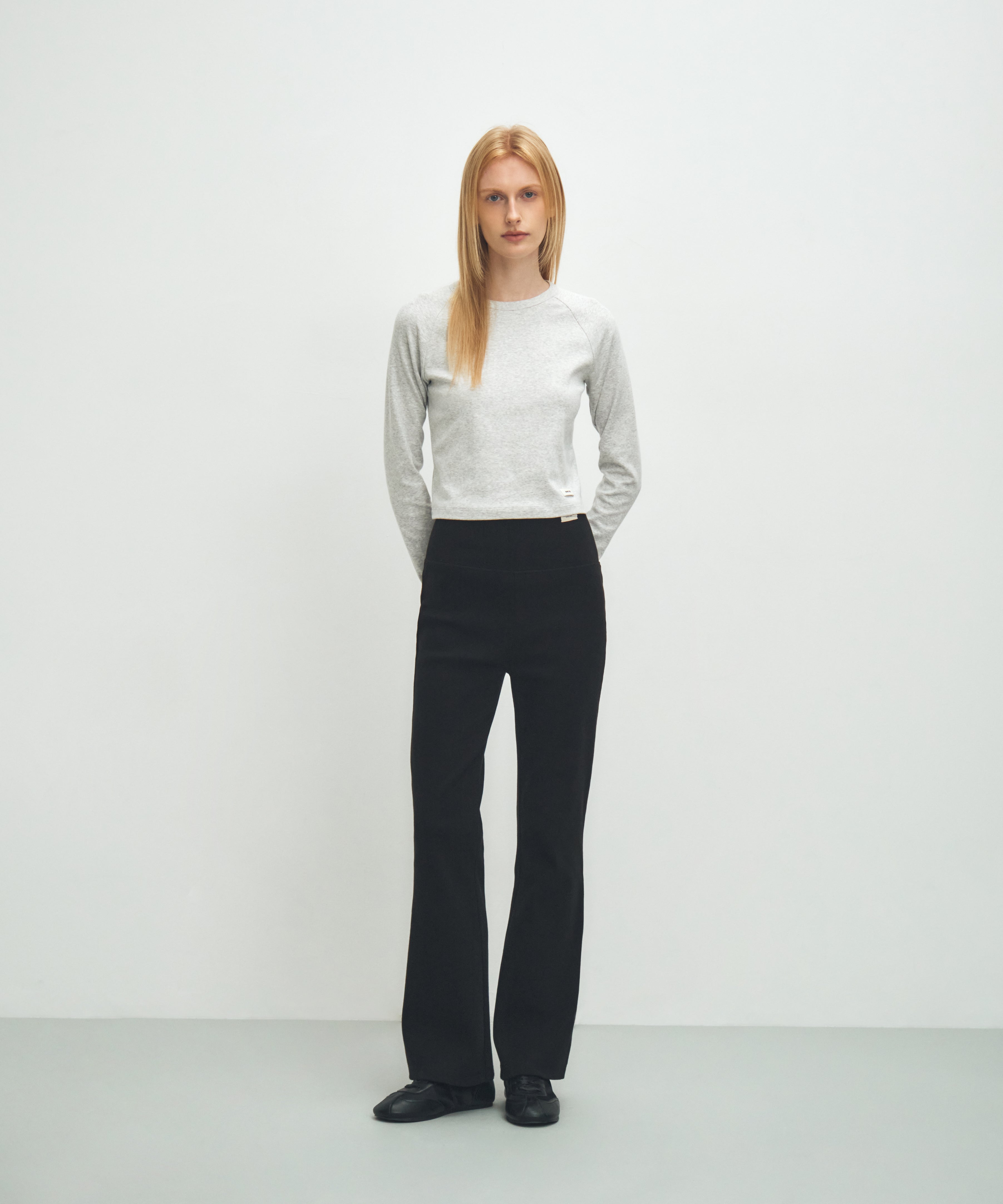 W BASIC CROP LONG SLEEVE