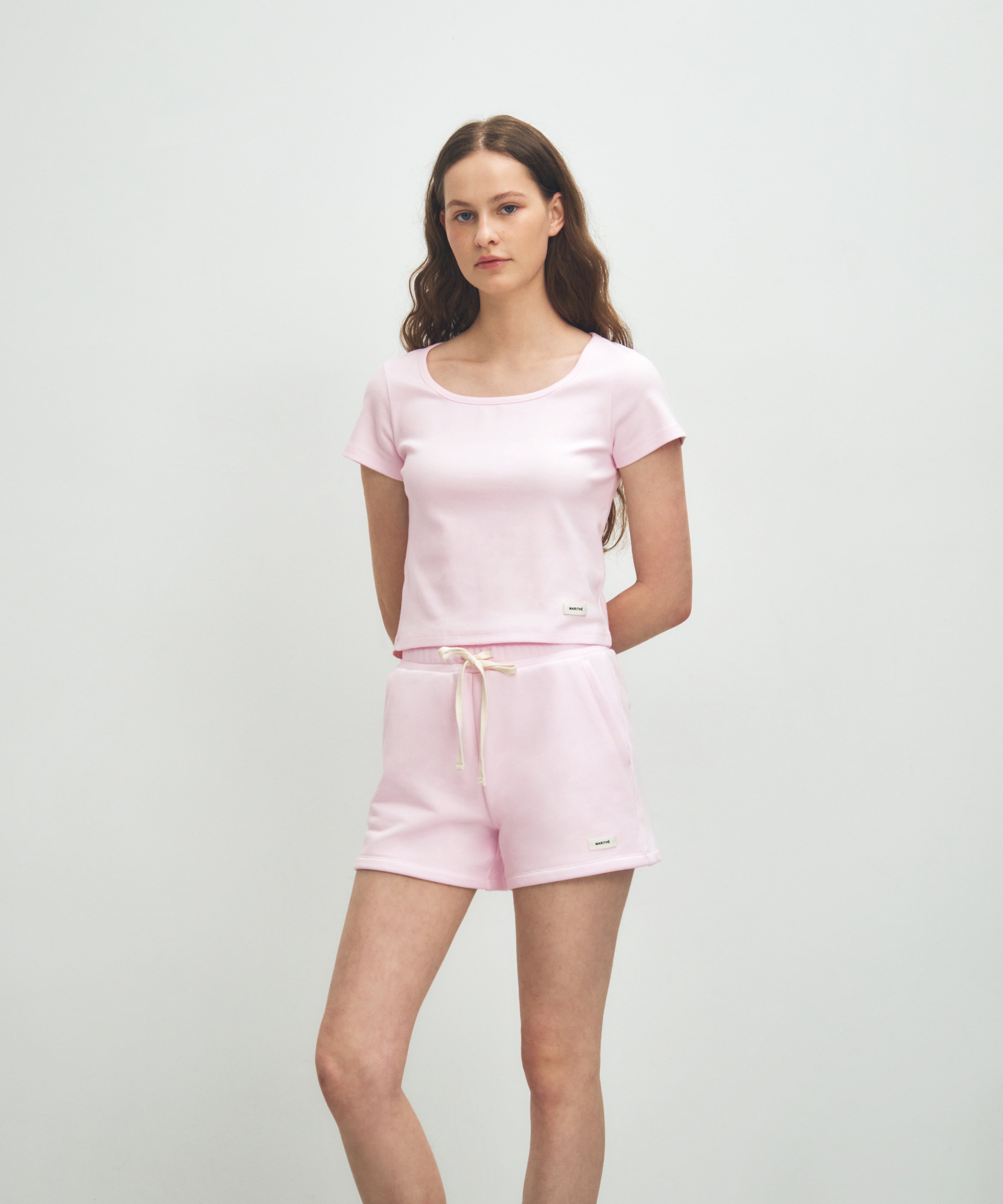 W BASIC CROP TEE