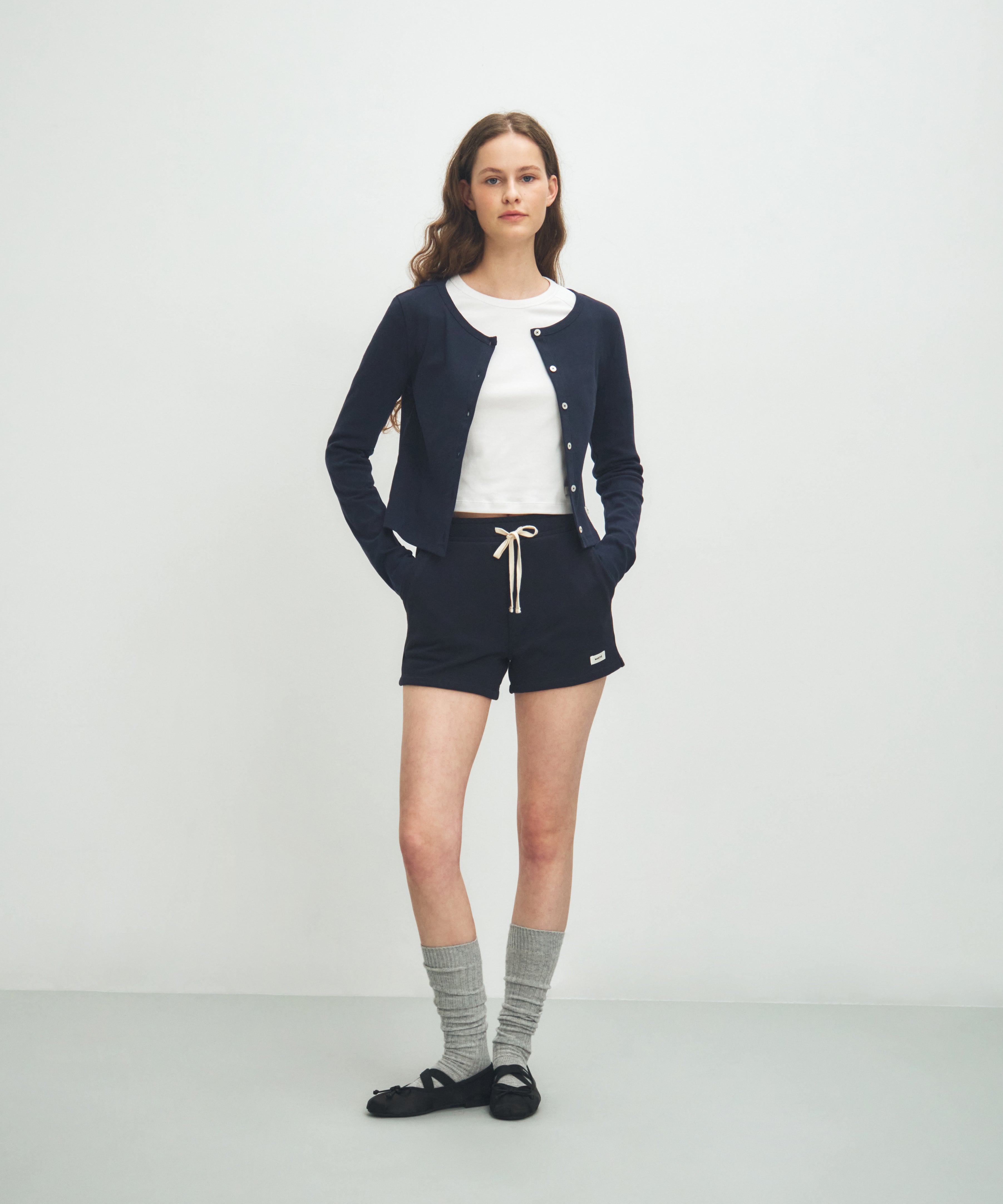 W BASIC COTTON CARDIGAN