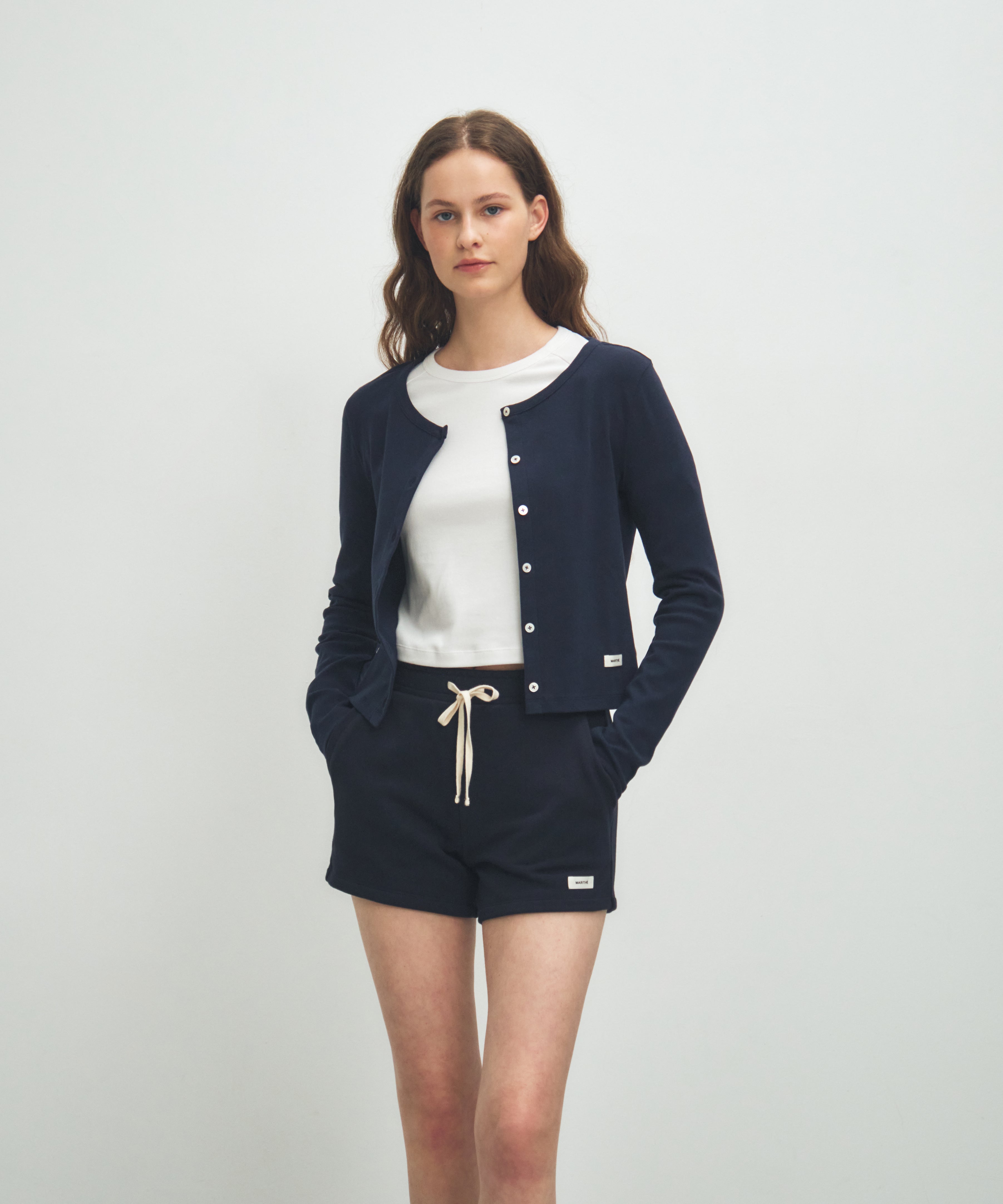 W BASIC COTTON CARDIGAN