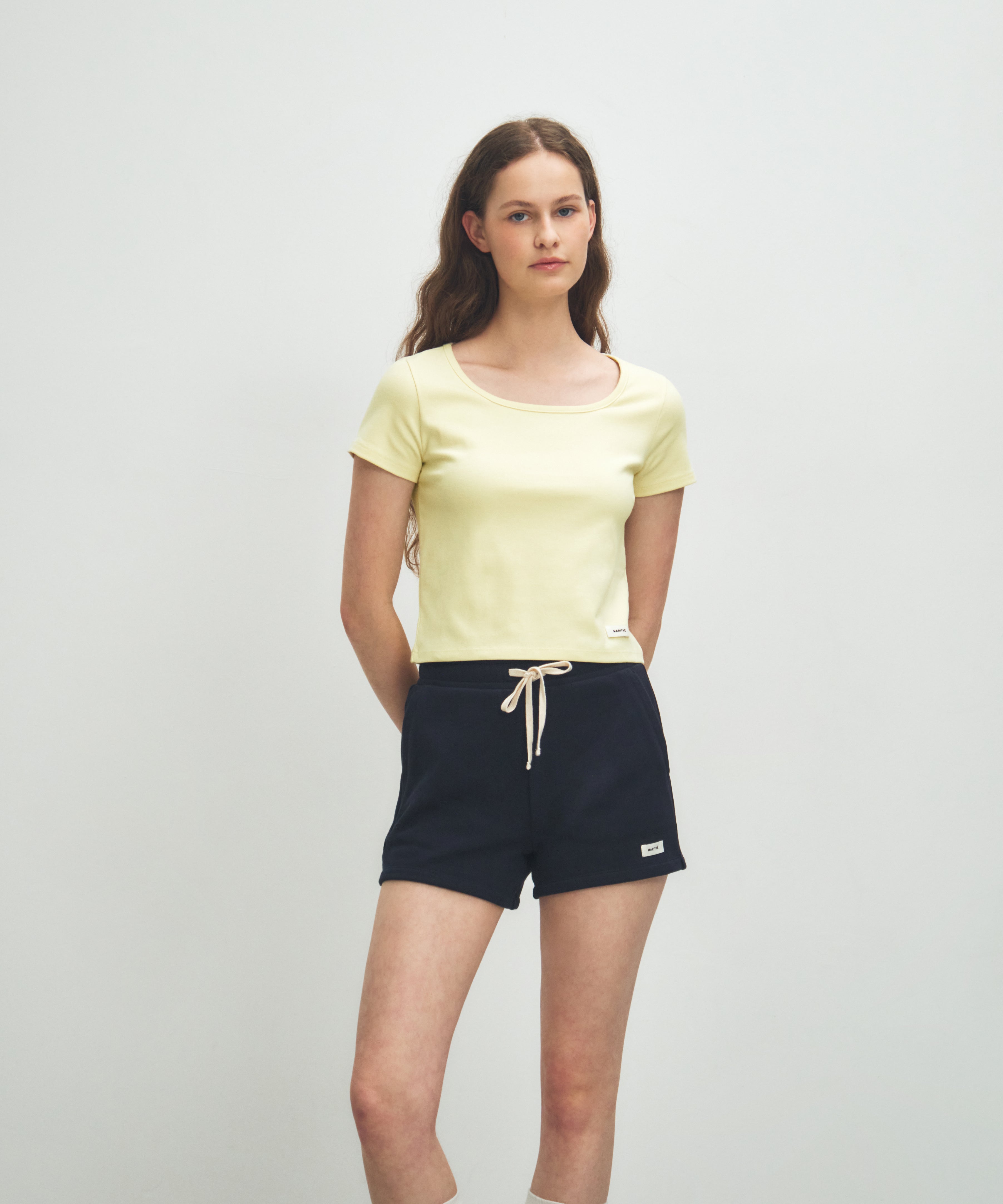 W BASIC CROP TEE