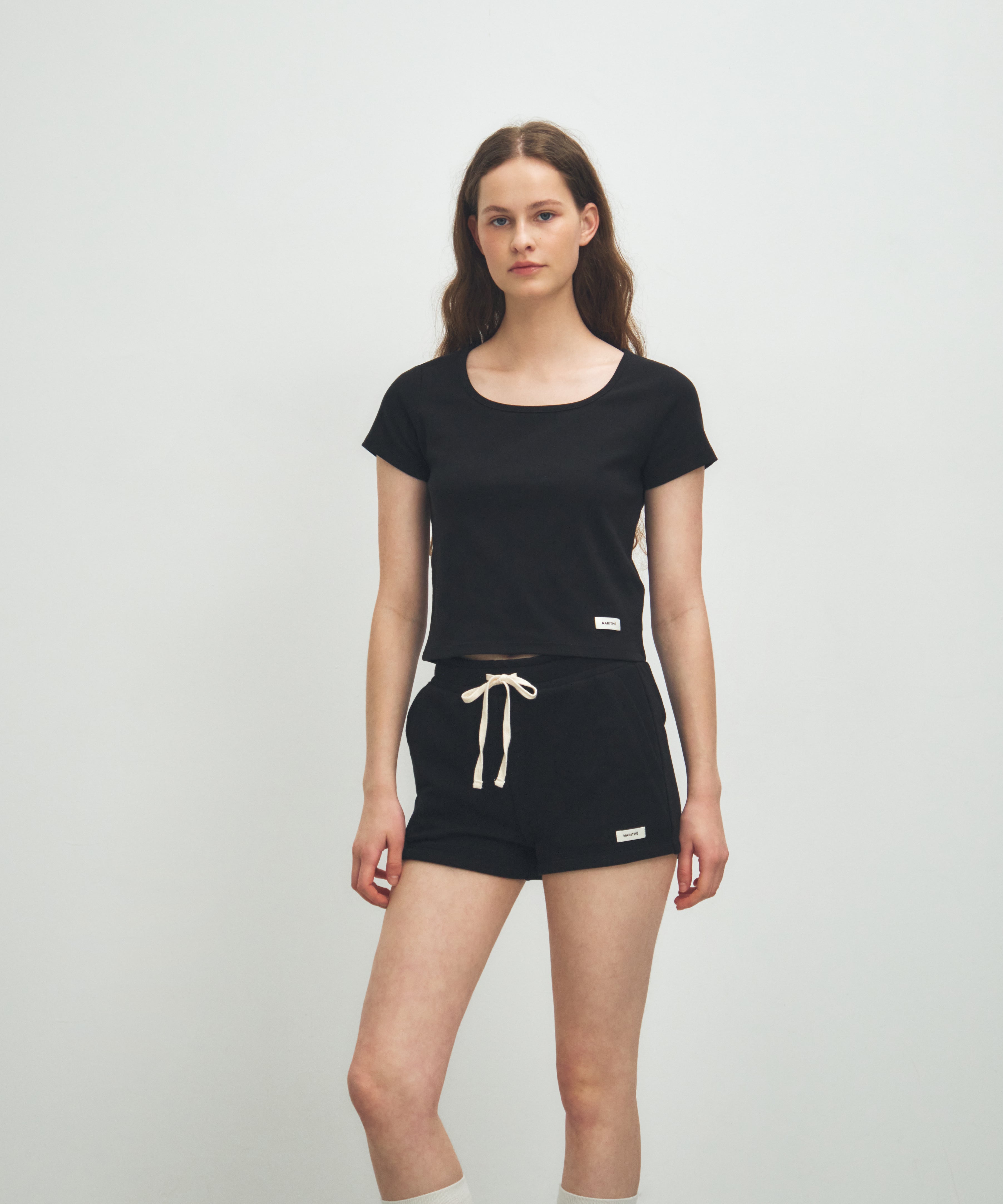 W BASIC CROP TEE