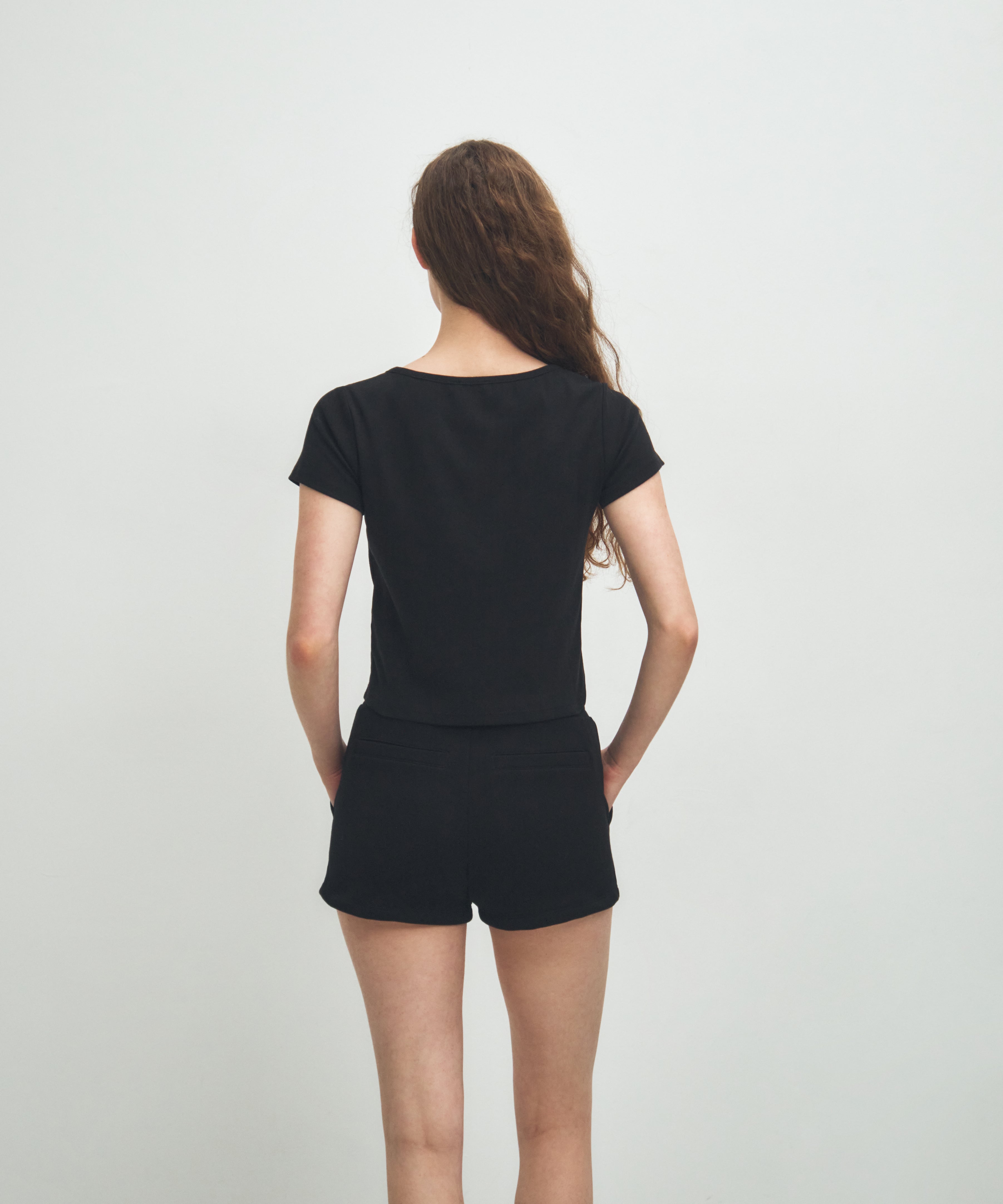 W BASIC CROP TEE
