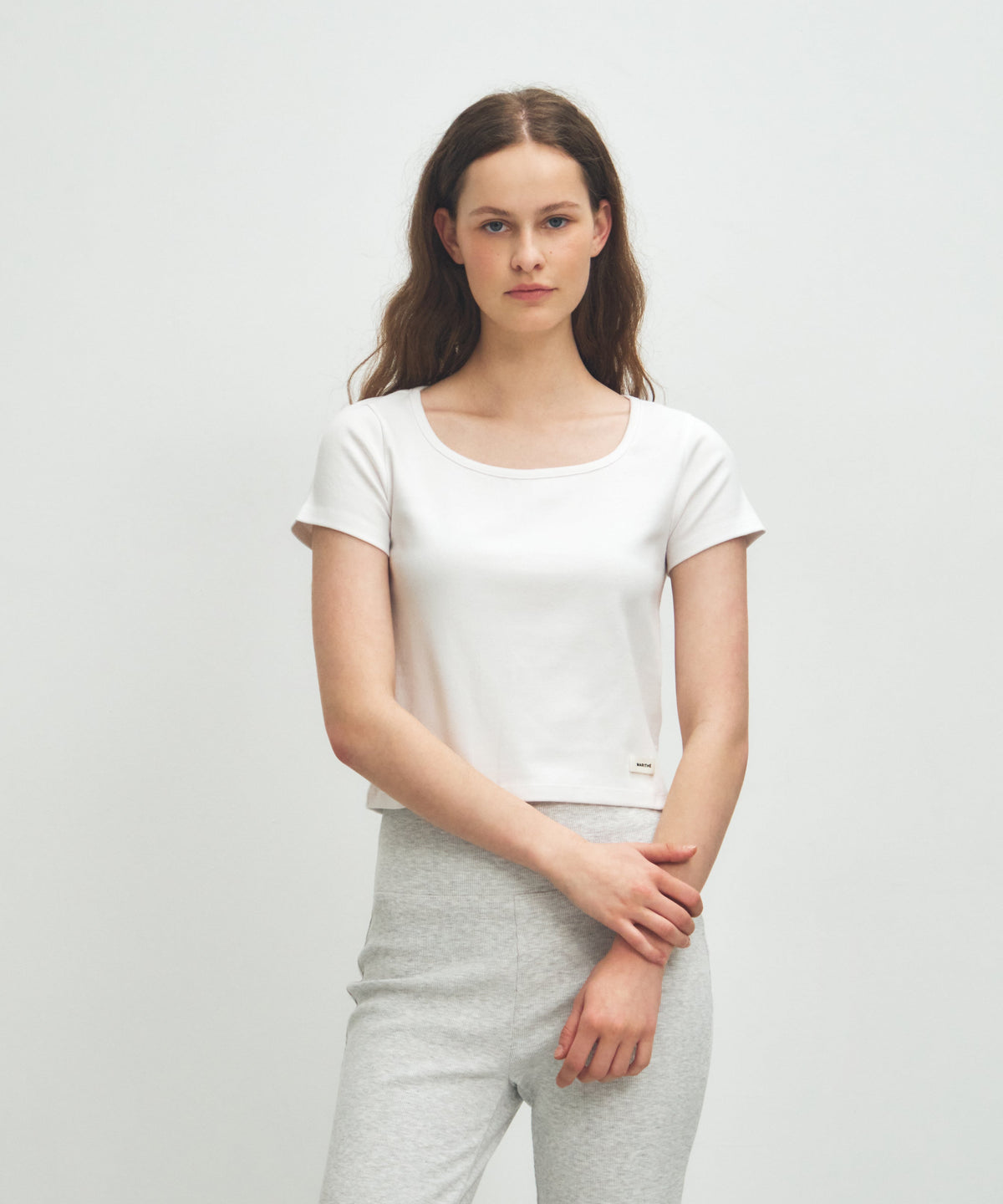 W BASIC CROP TEE