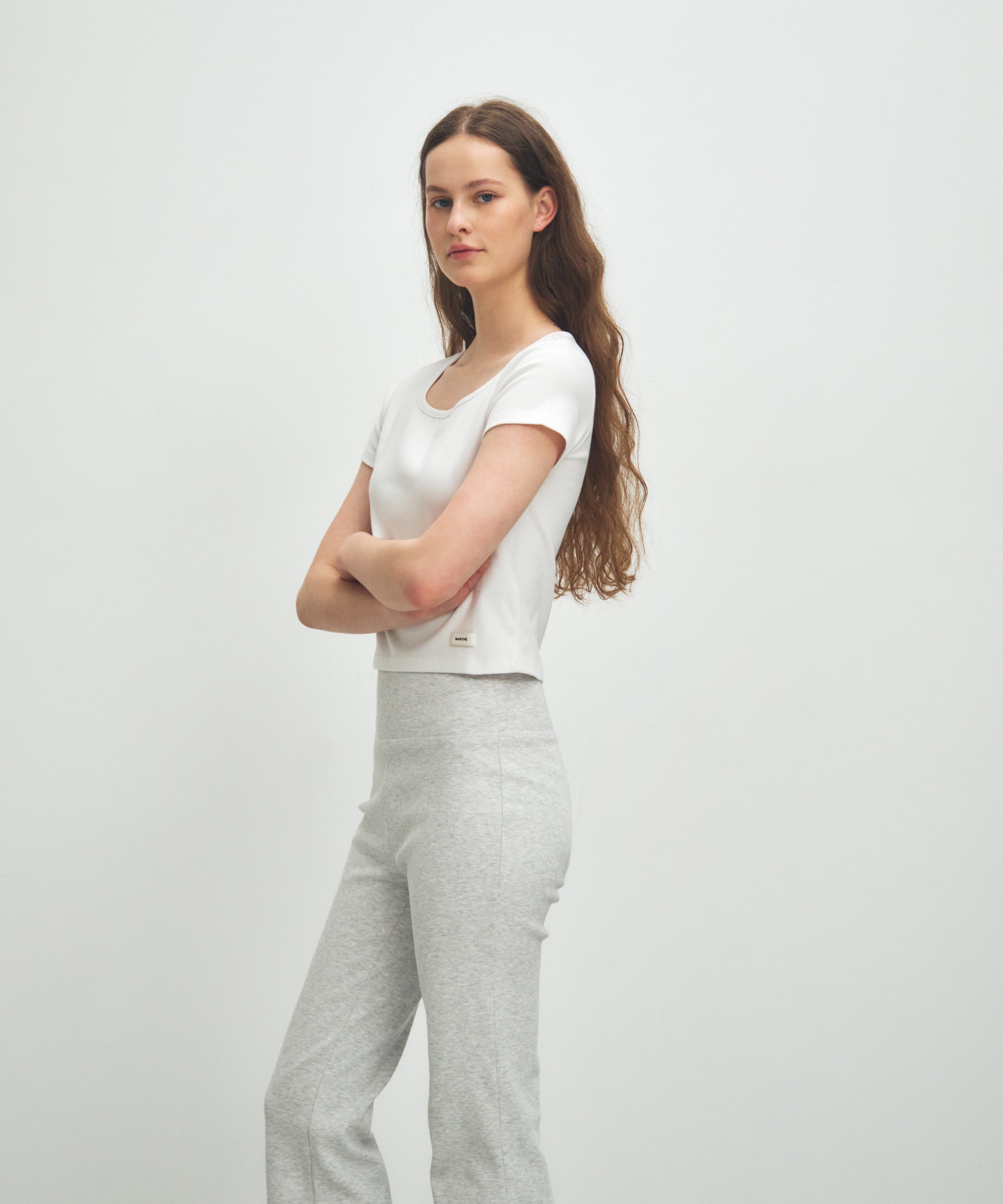 W BASIC CROP TEE