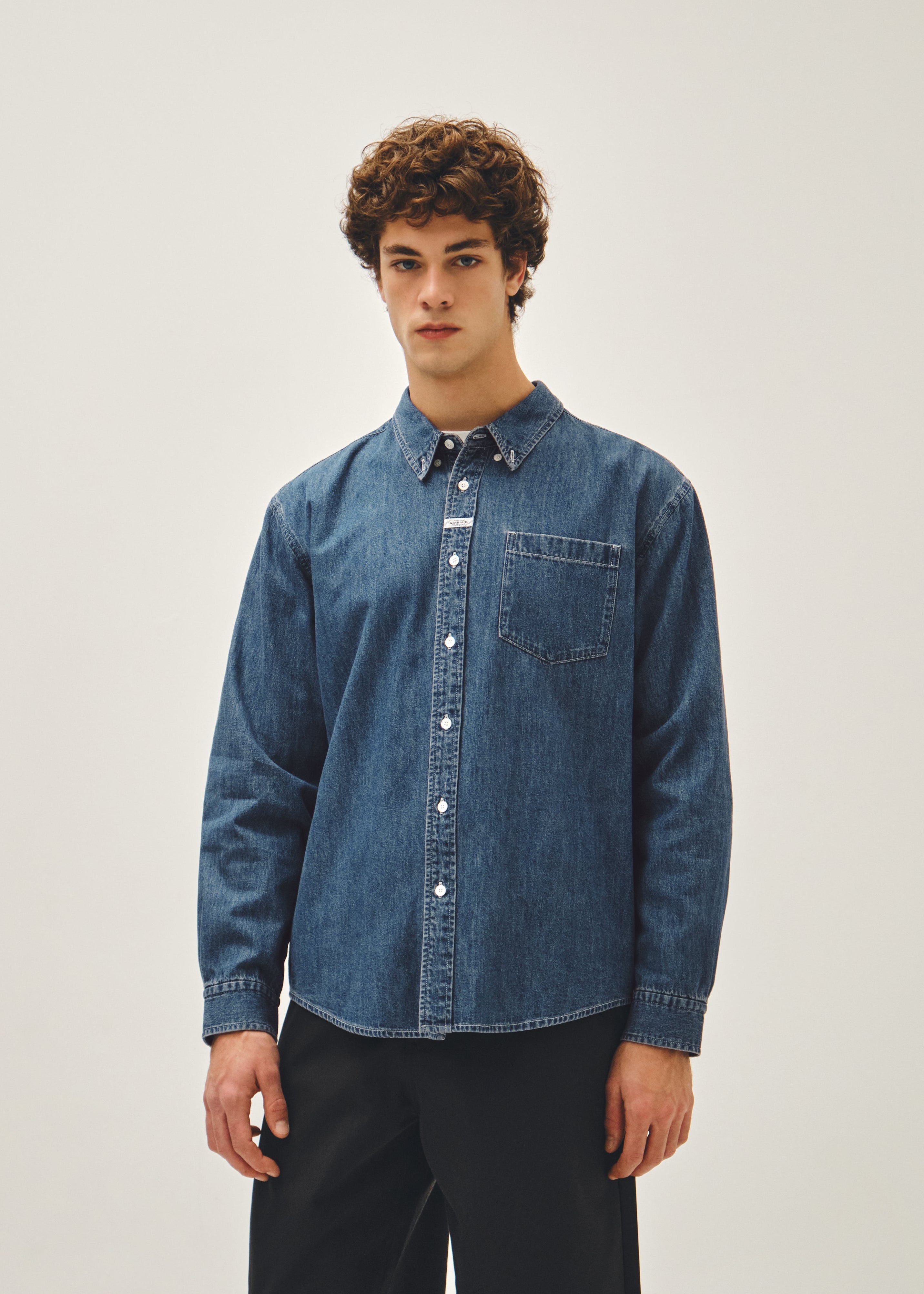 UNI BASIC DENIM SHIRT