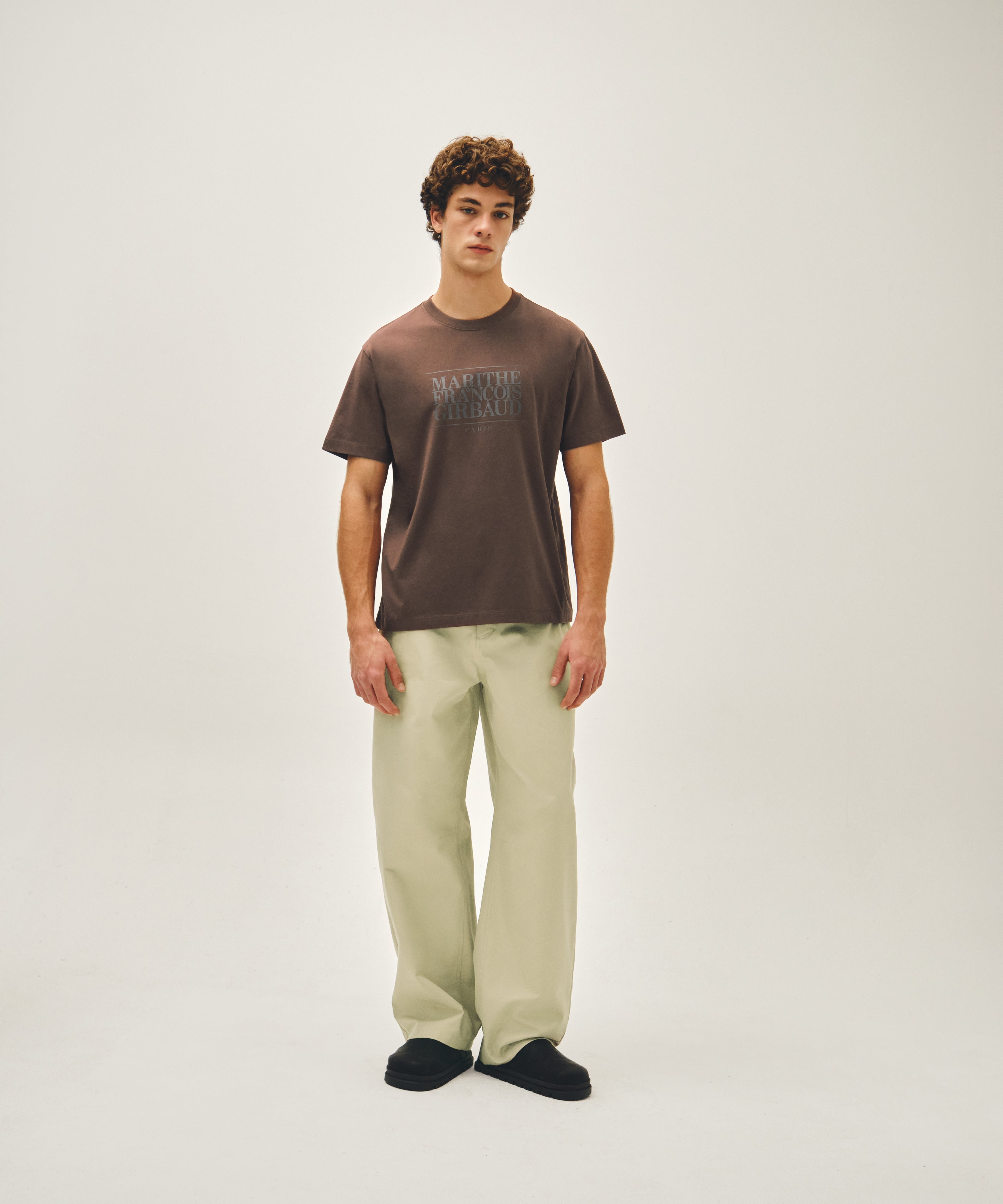 M CURVED CHINO PANTS