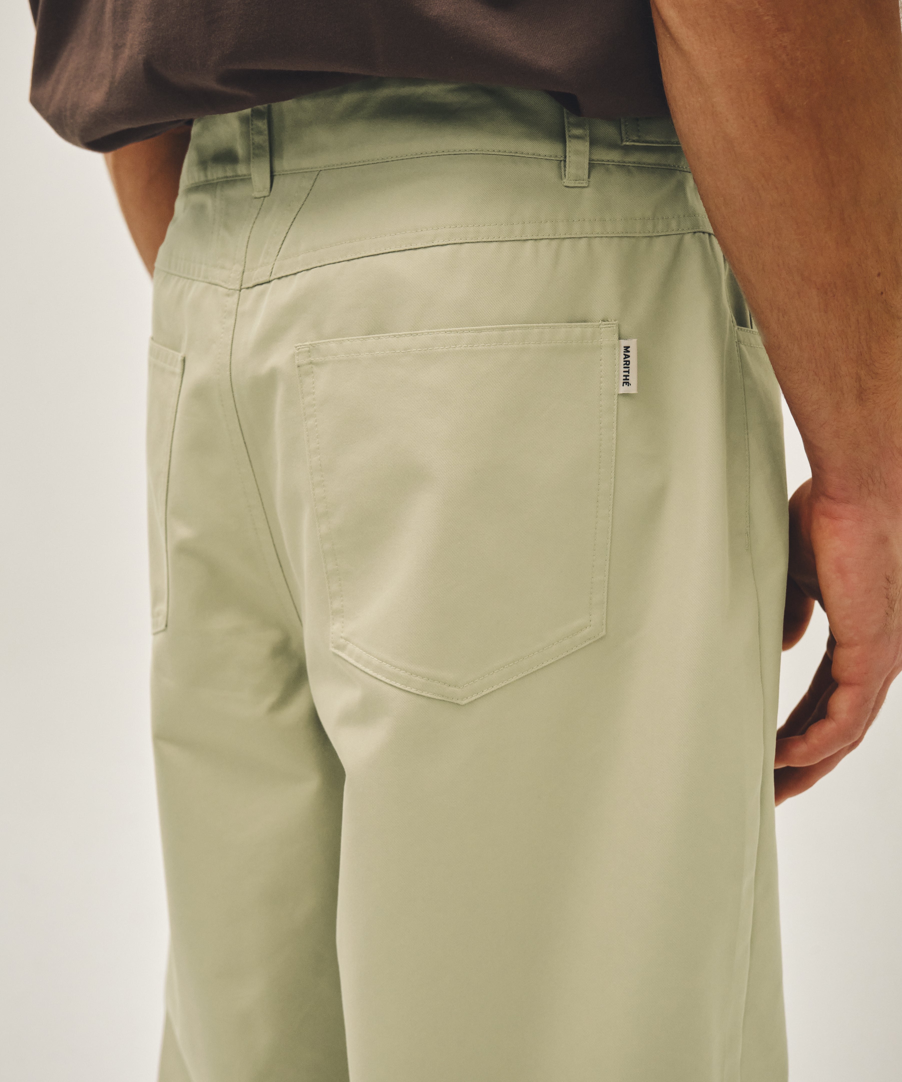 M CURVED CHINO PANTS