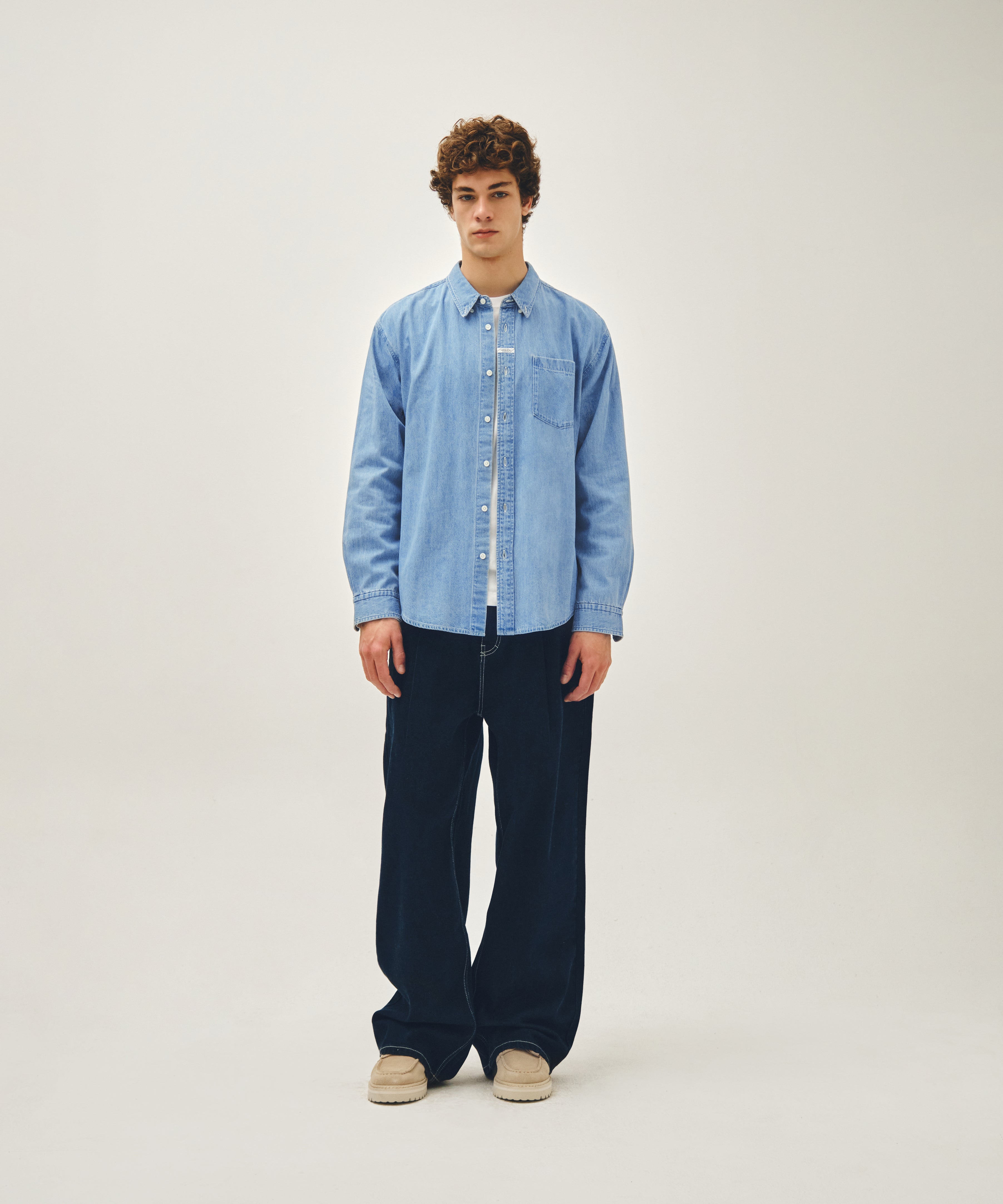 UNI BASIC DENIM SHIRT