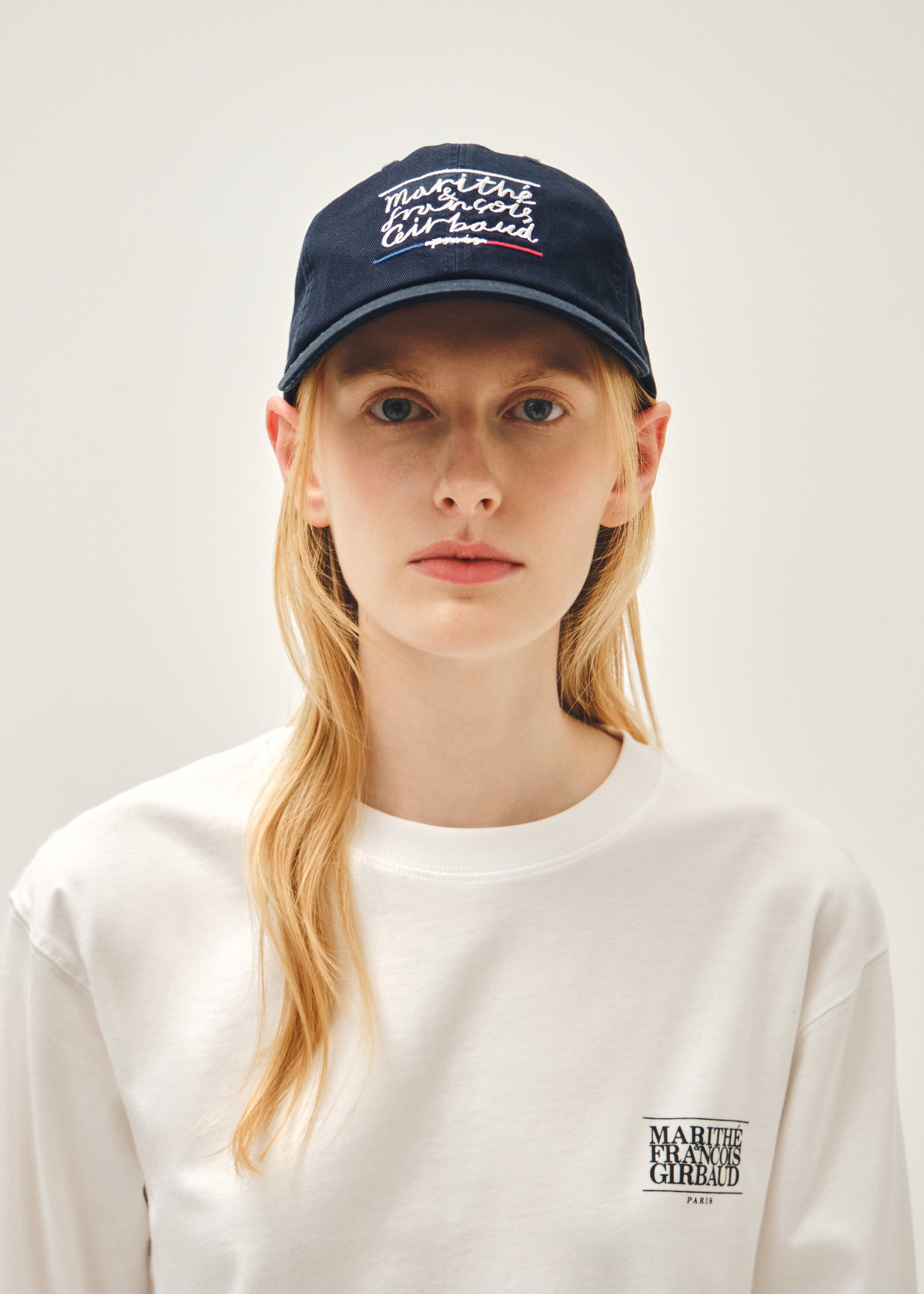DRAWING CLASSIC LOGO FLAT BRIM CAP