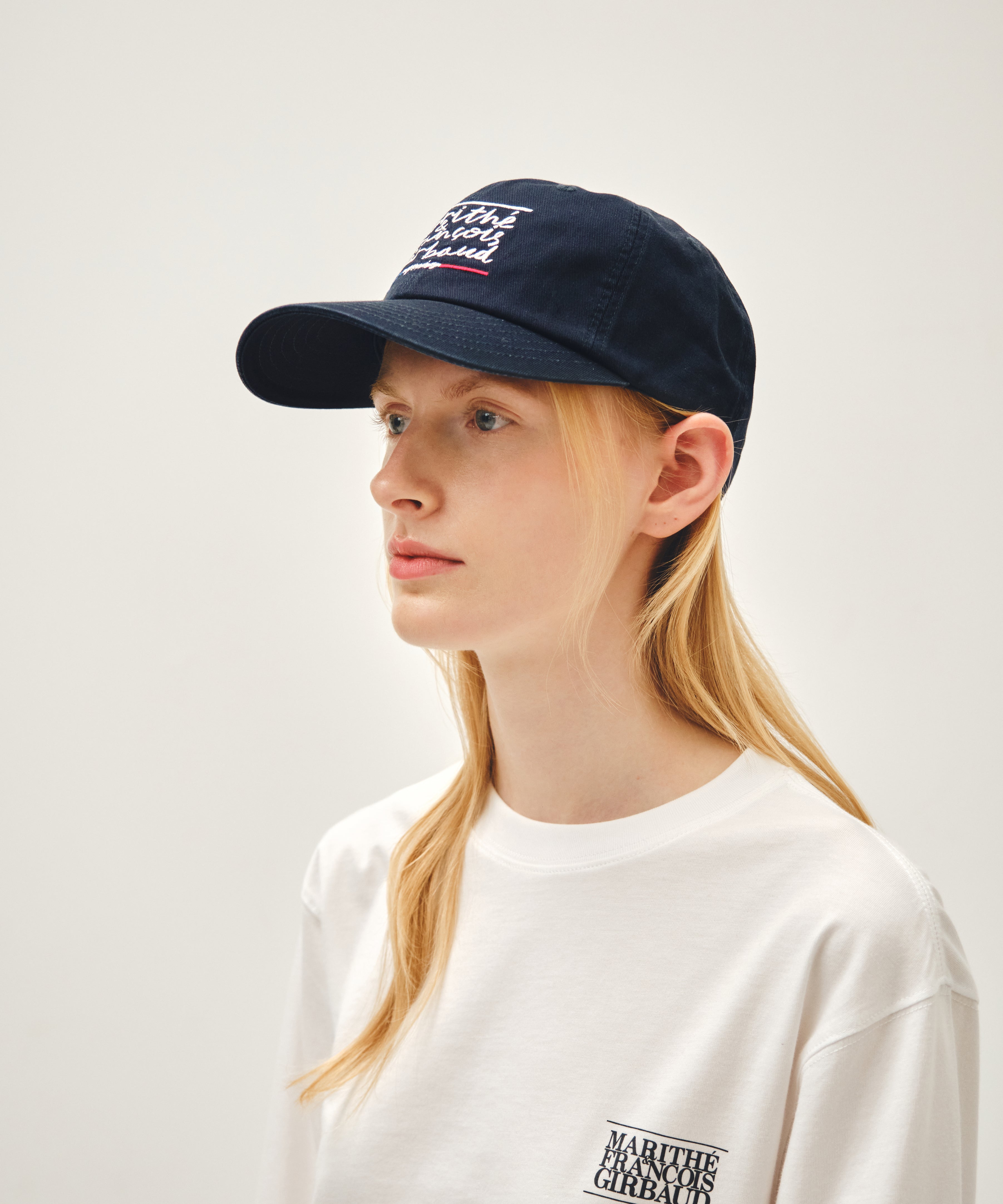DRAWING CLASSIC LOGO FLAT BRIM CAP