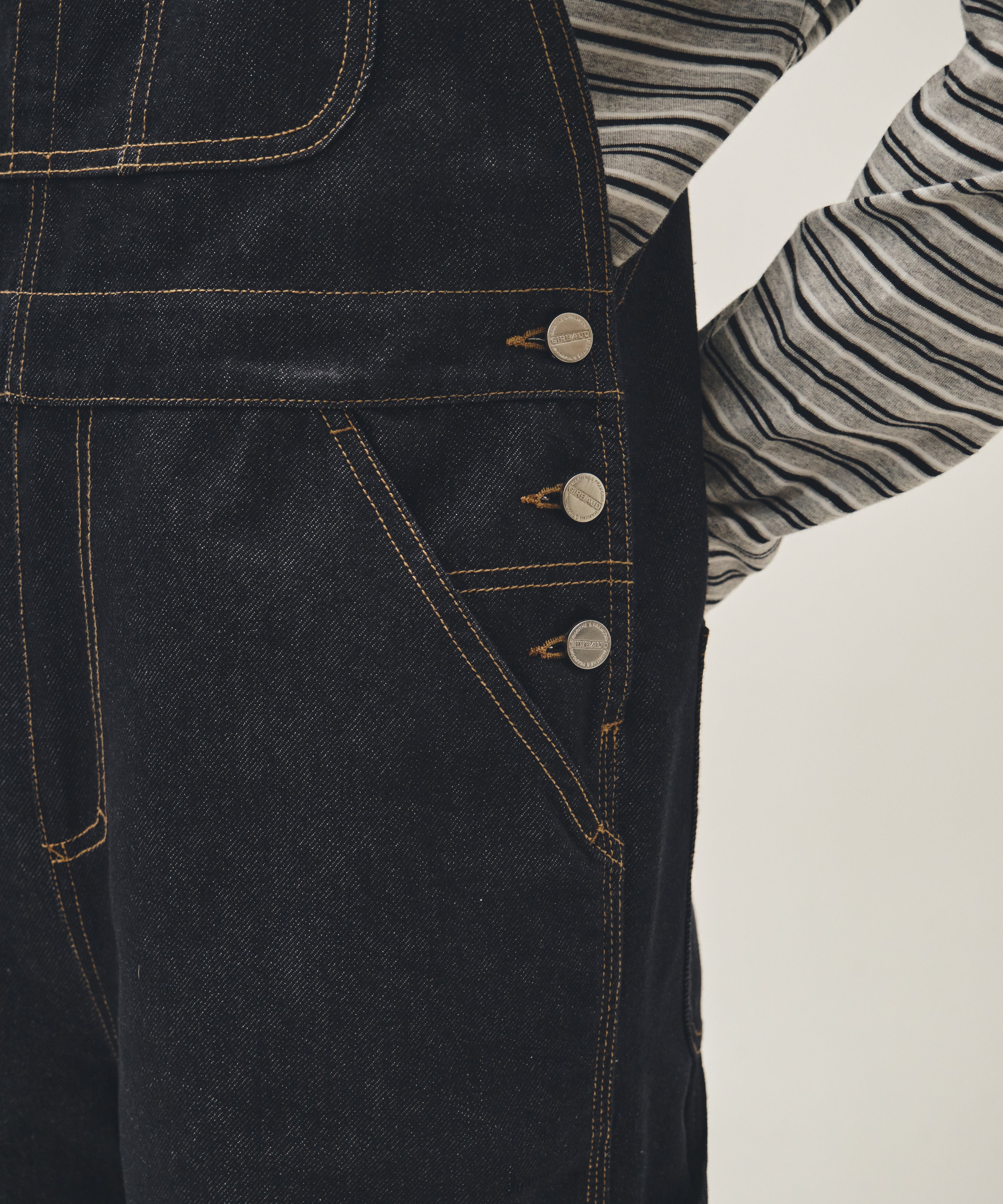 DENIM OVERALL PANTS