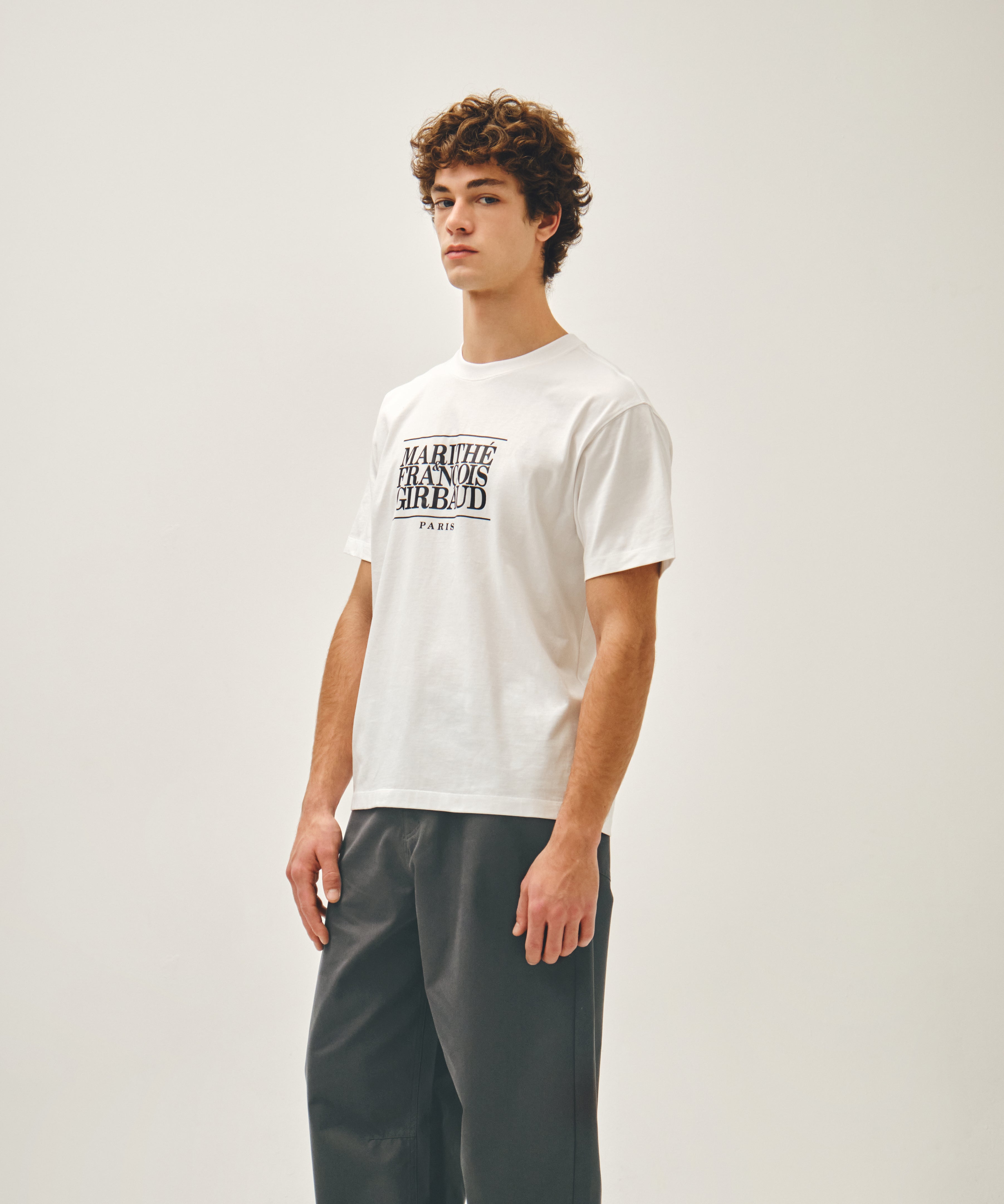 M CURVED CHINO PANTS